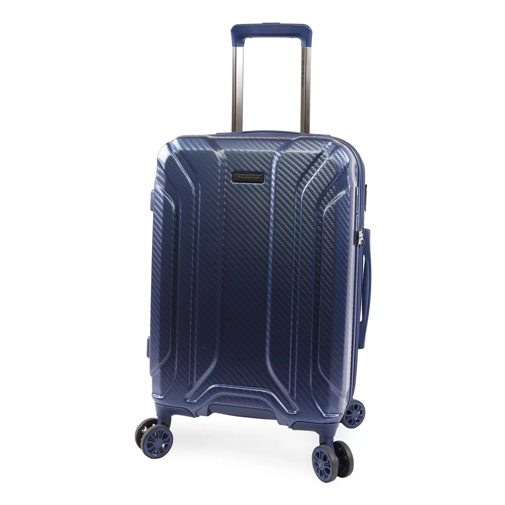 Brookstone Keane 21 Collection Rolling Suitcase. Metallic Blue. BR-AB-921