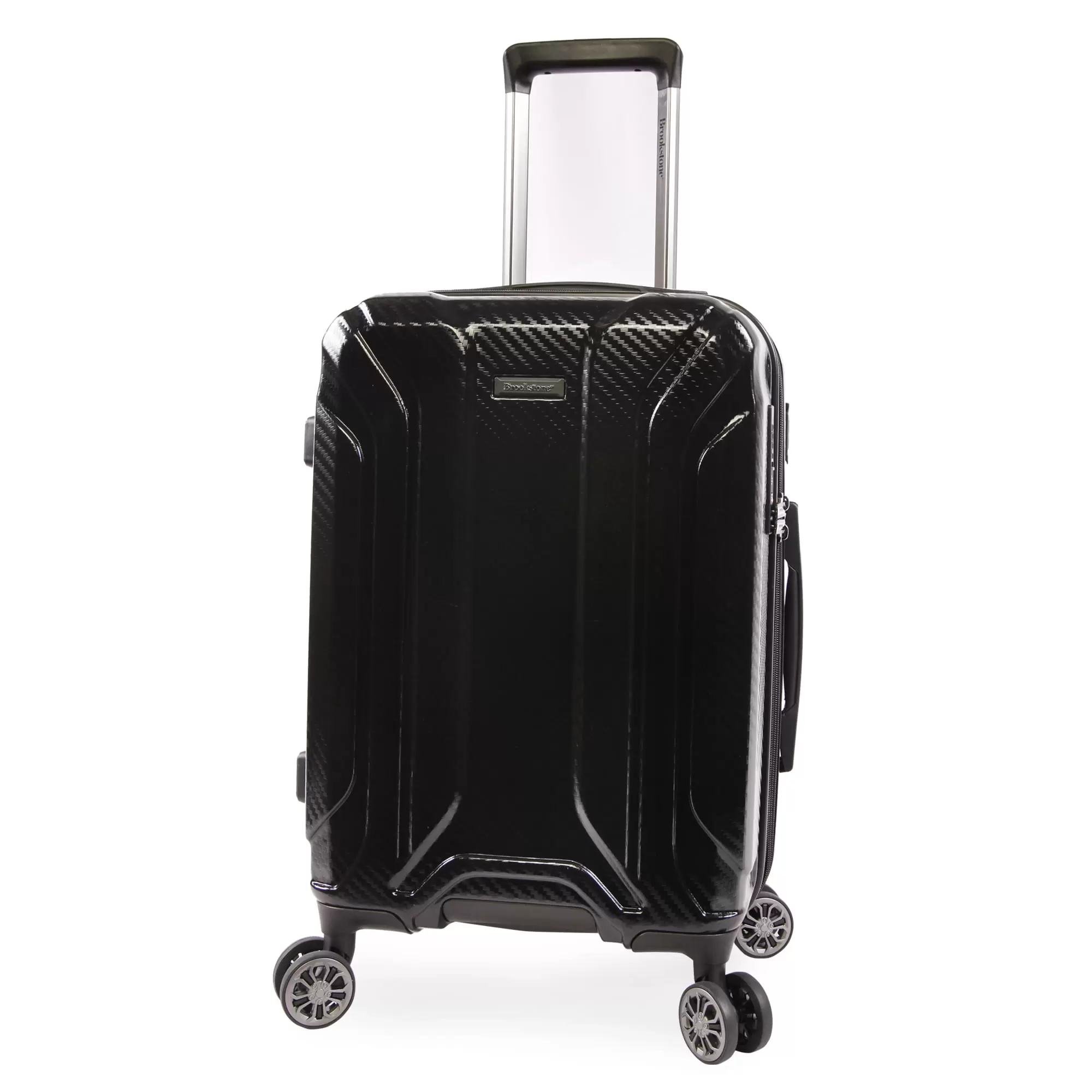 Brookstone Keane 21 Hardside Carry-on Spinner Luggage - Black