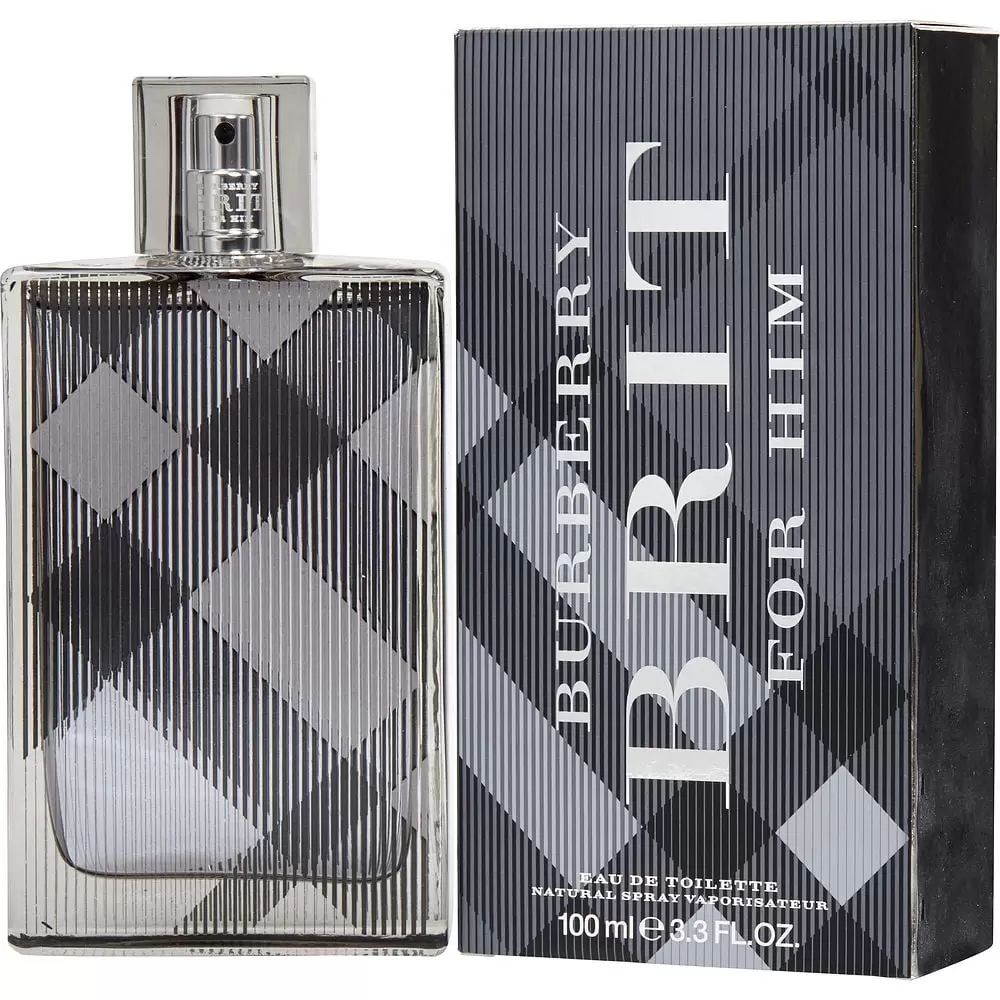 Burberry Brit Eau de Toilette. Cologne for Men. 3.3 Oz Full Size