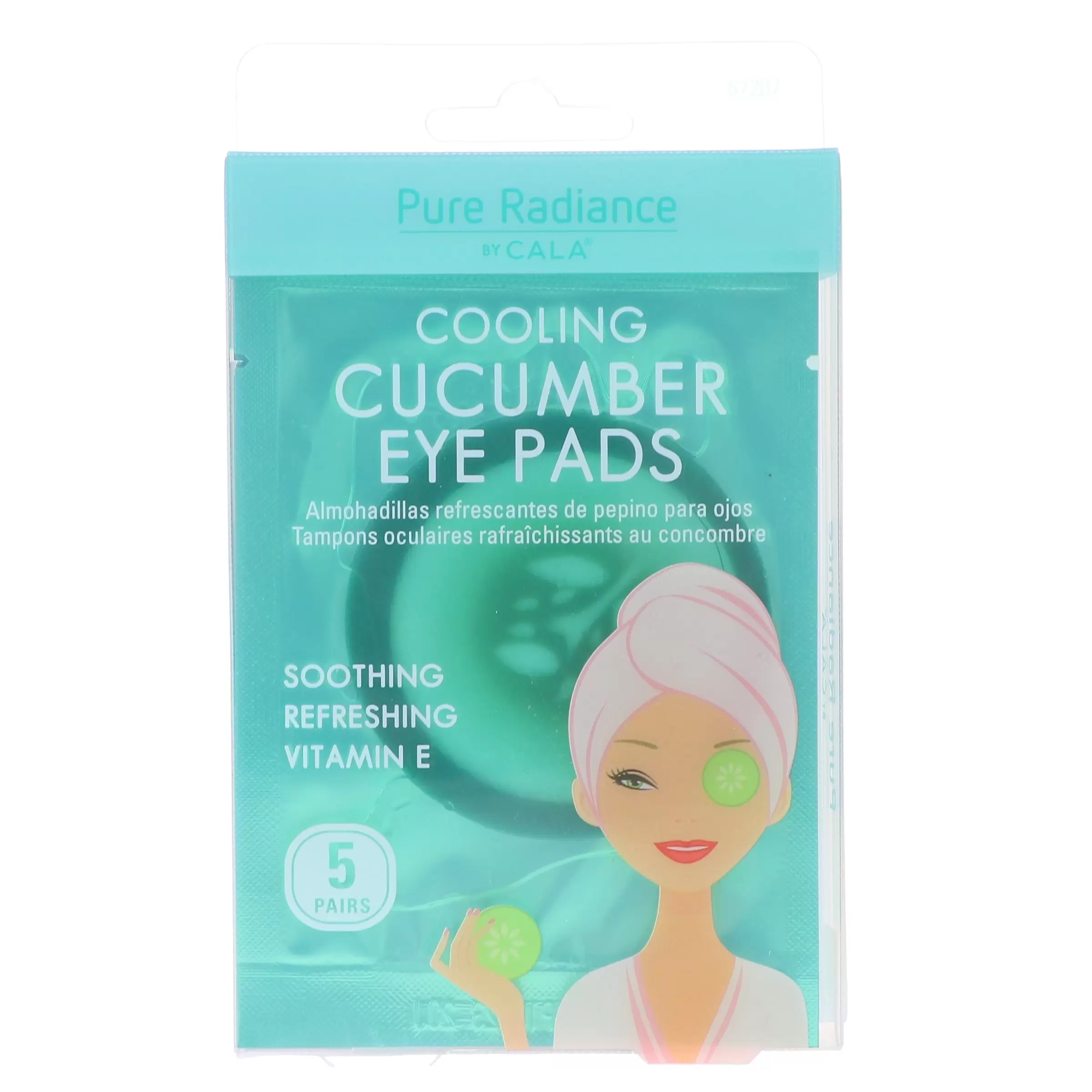 CALA Pure Radiance Cooling Cucumber Eye Patches 5 ct