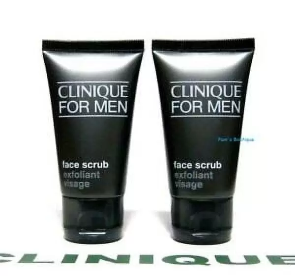 CLINIQUE for MEN Face Scrub Exfoliant x 2 MINIs (1oz/30mL each)