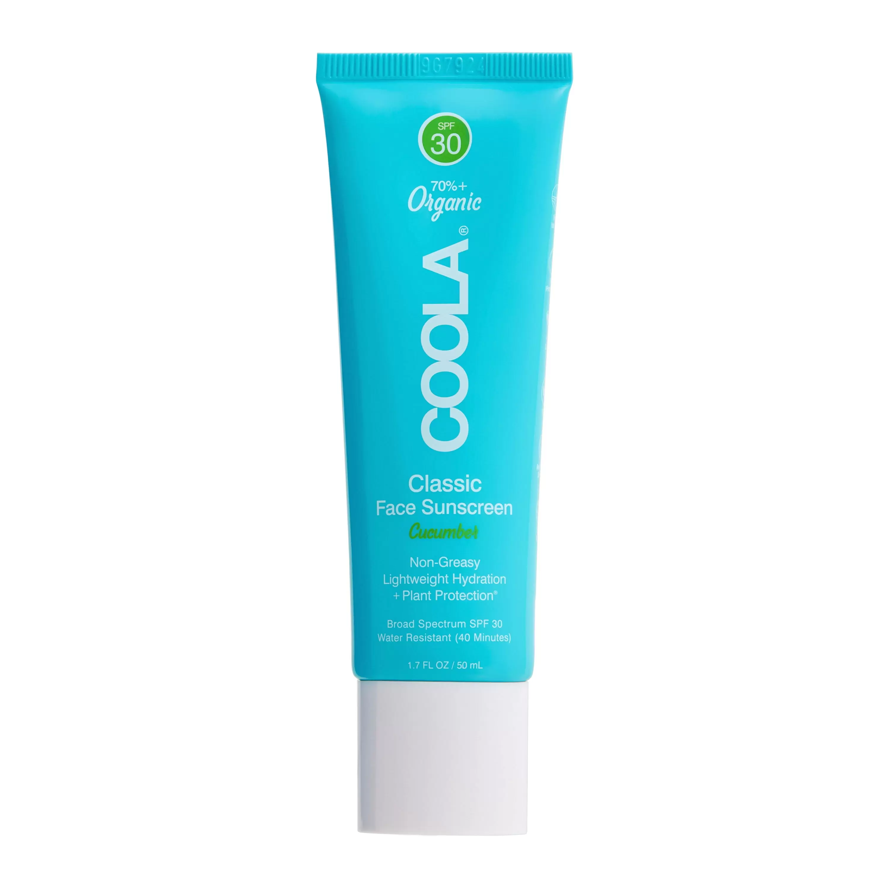 COOLA Organic Face Sunscreen & Sunblock Lotion. Skin Care for Daily Protection. SPF 30. Cucumber. 1.7 fl oz