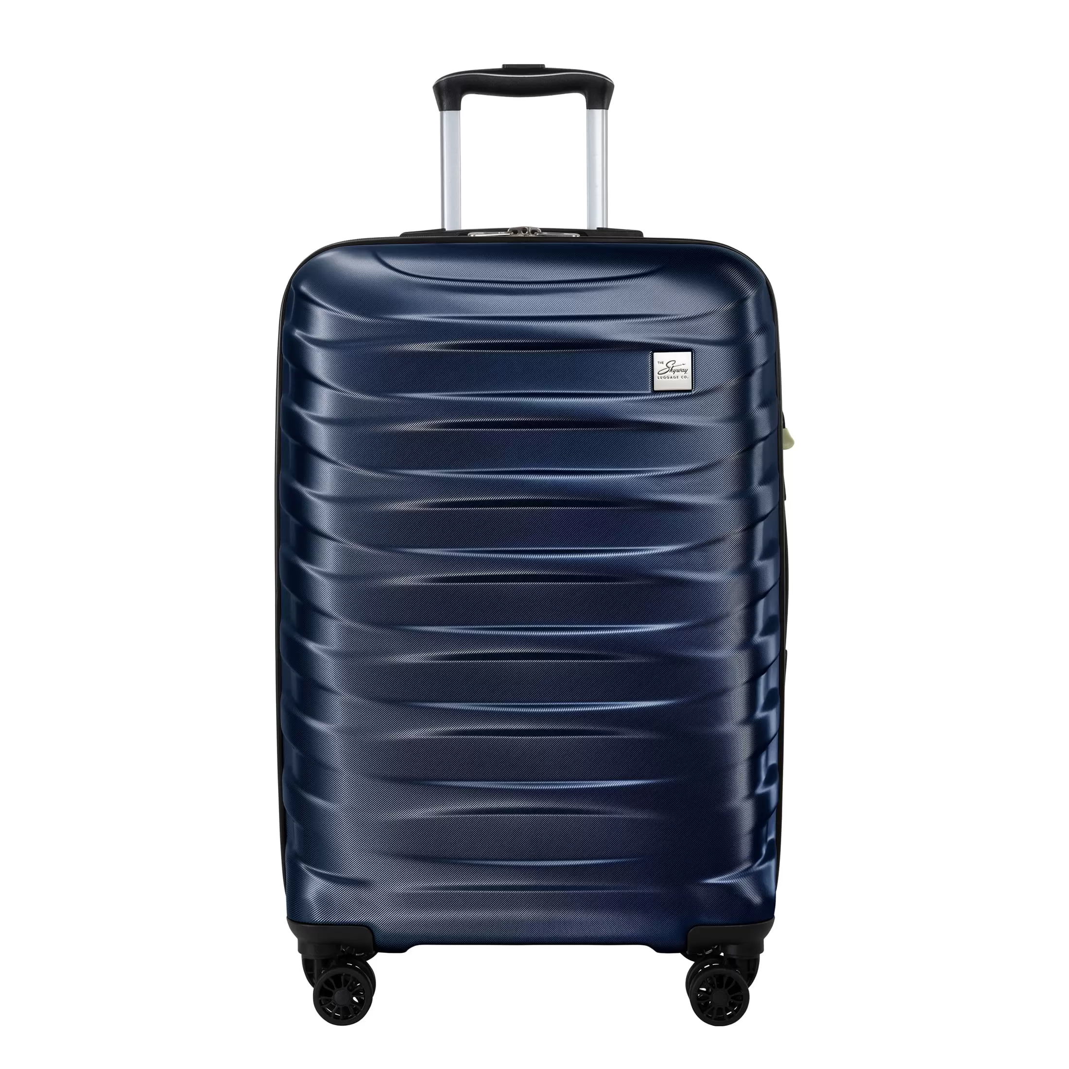 Camano by Skyway Hardside 24 Spinner Checked Luggage. Blue