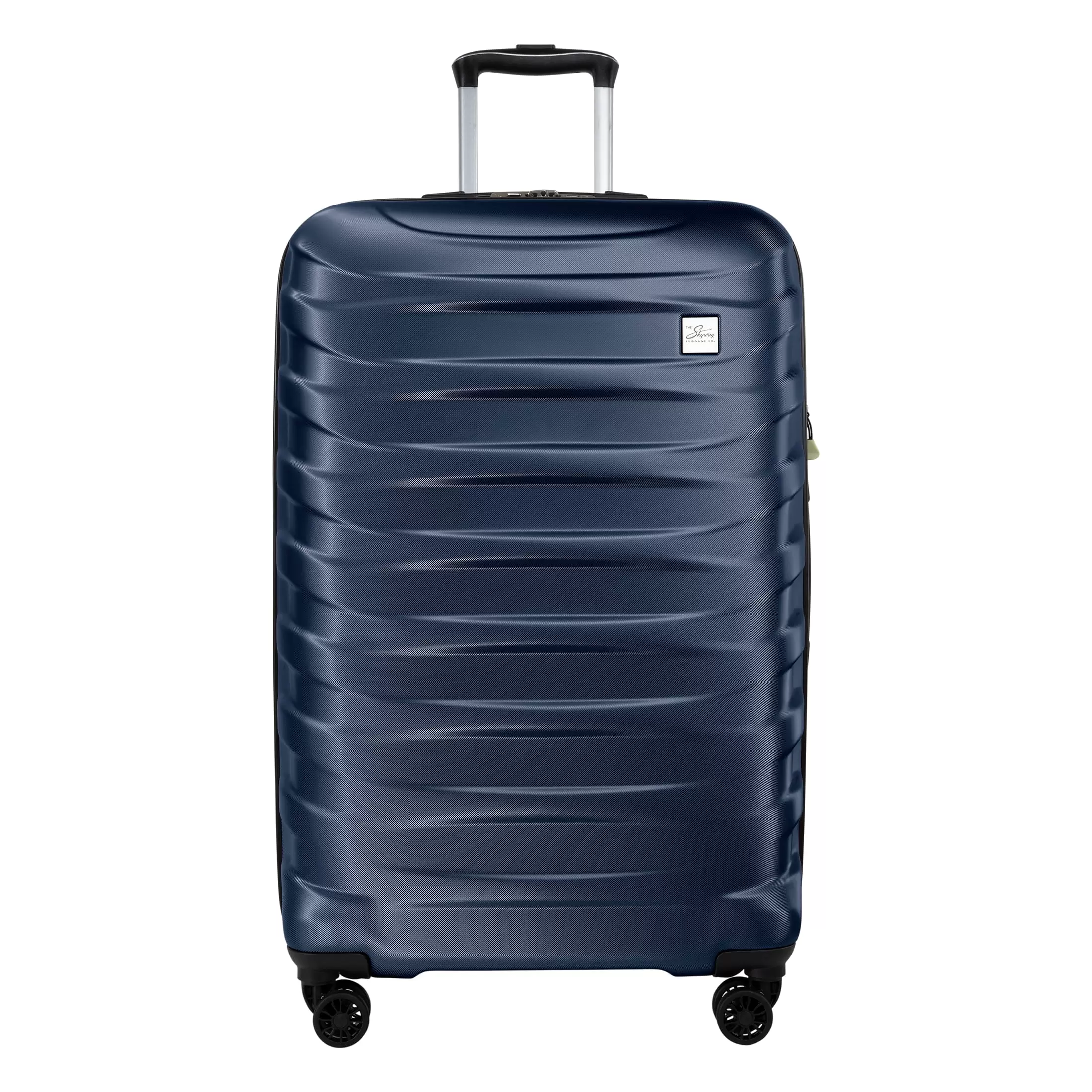 Camano by Skyway Hardside 28 Spinner Checked Luggage. Blue