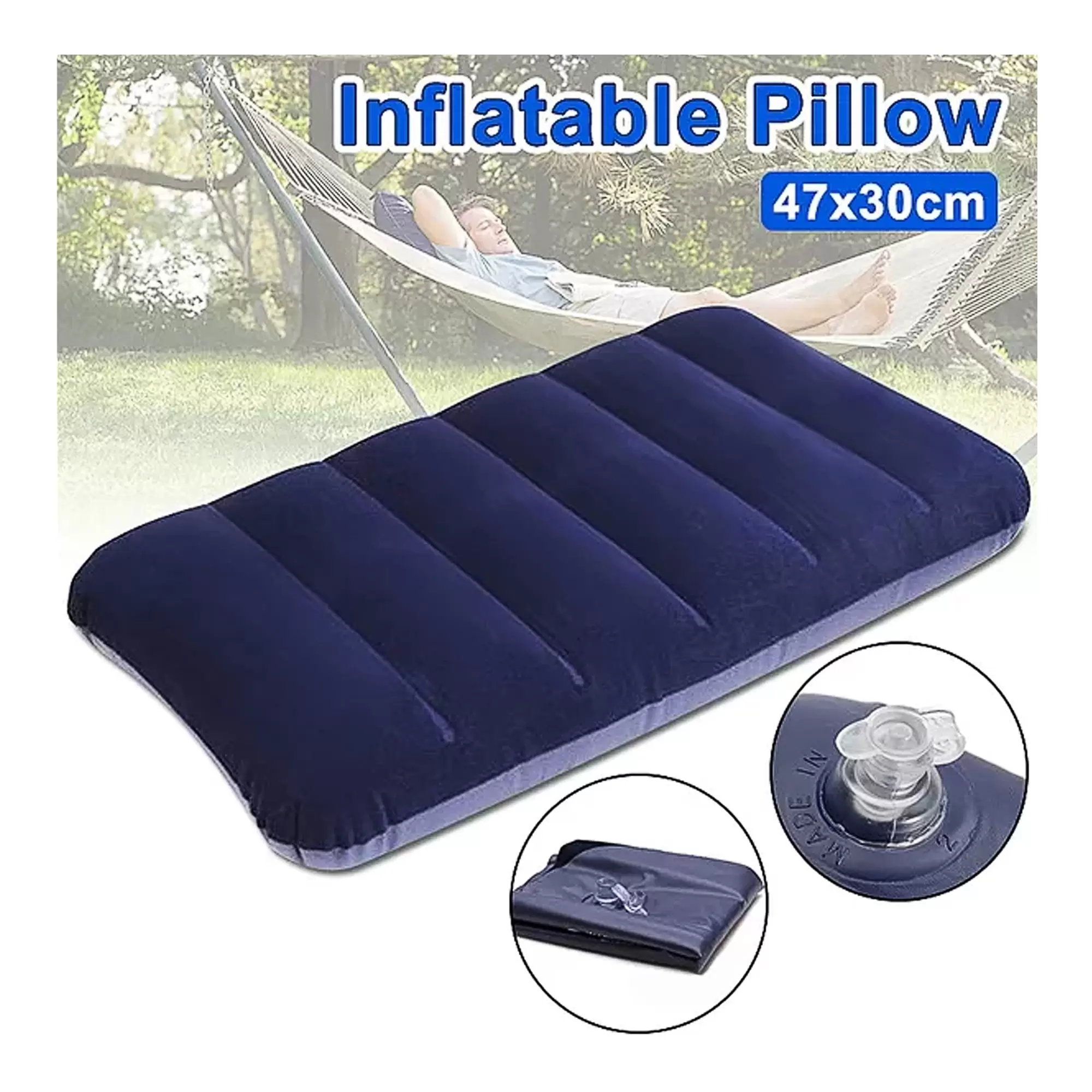 Camping Pillow Inflatable Pillow. Ultralight Inflatable Camp Pillows for Sleeping Foldable Portable Pillow for Hiking Travel