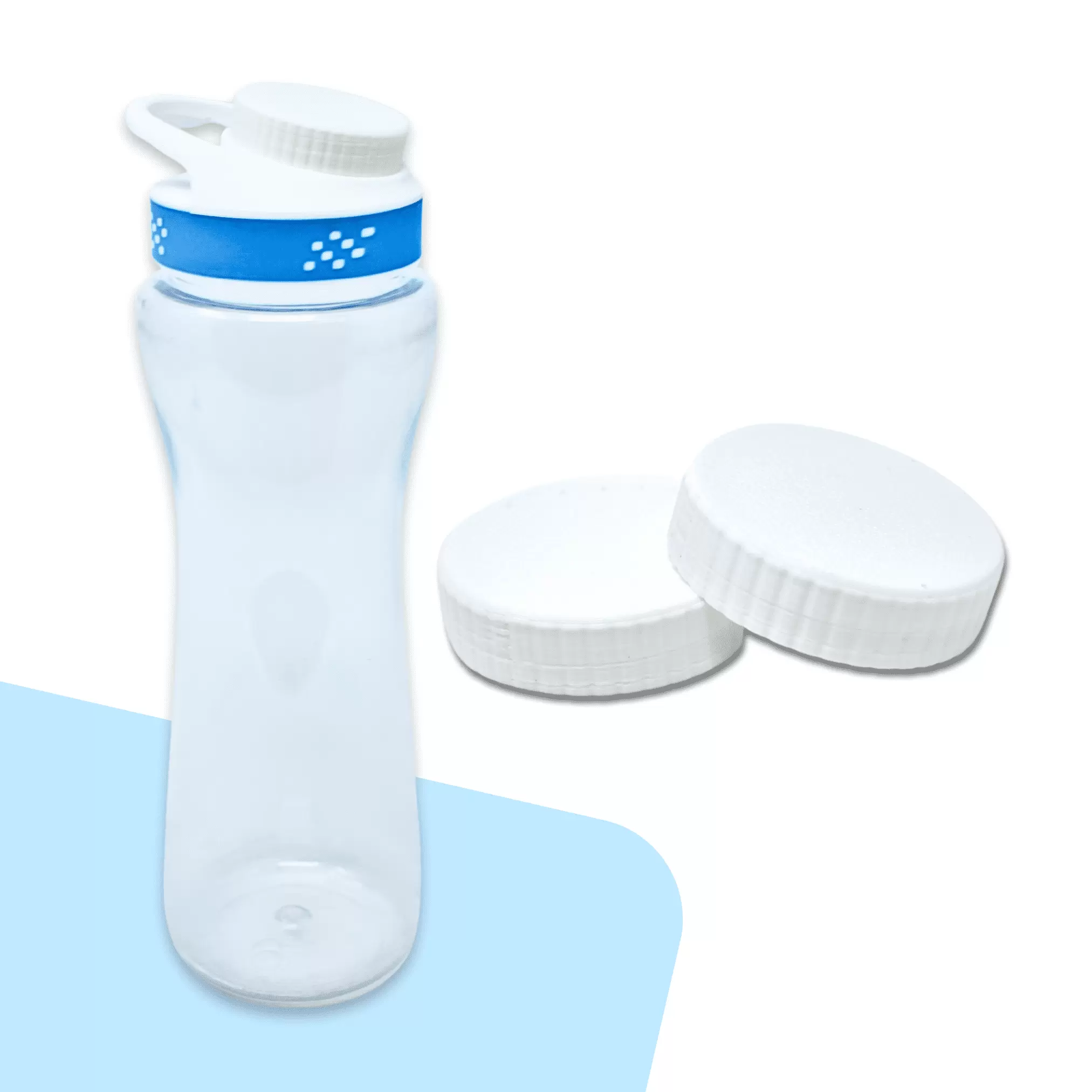 Cap for Cirkul Water Bottle - Plastic White Cap Lids. 2 Pack. Enhances Cirkul Water Bottle. Made in USA. Essential for Cirkul Water Bottle