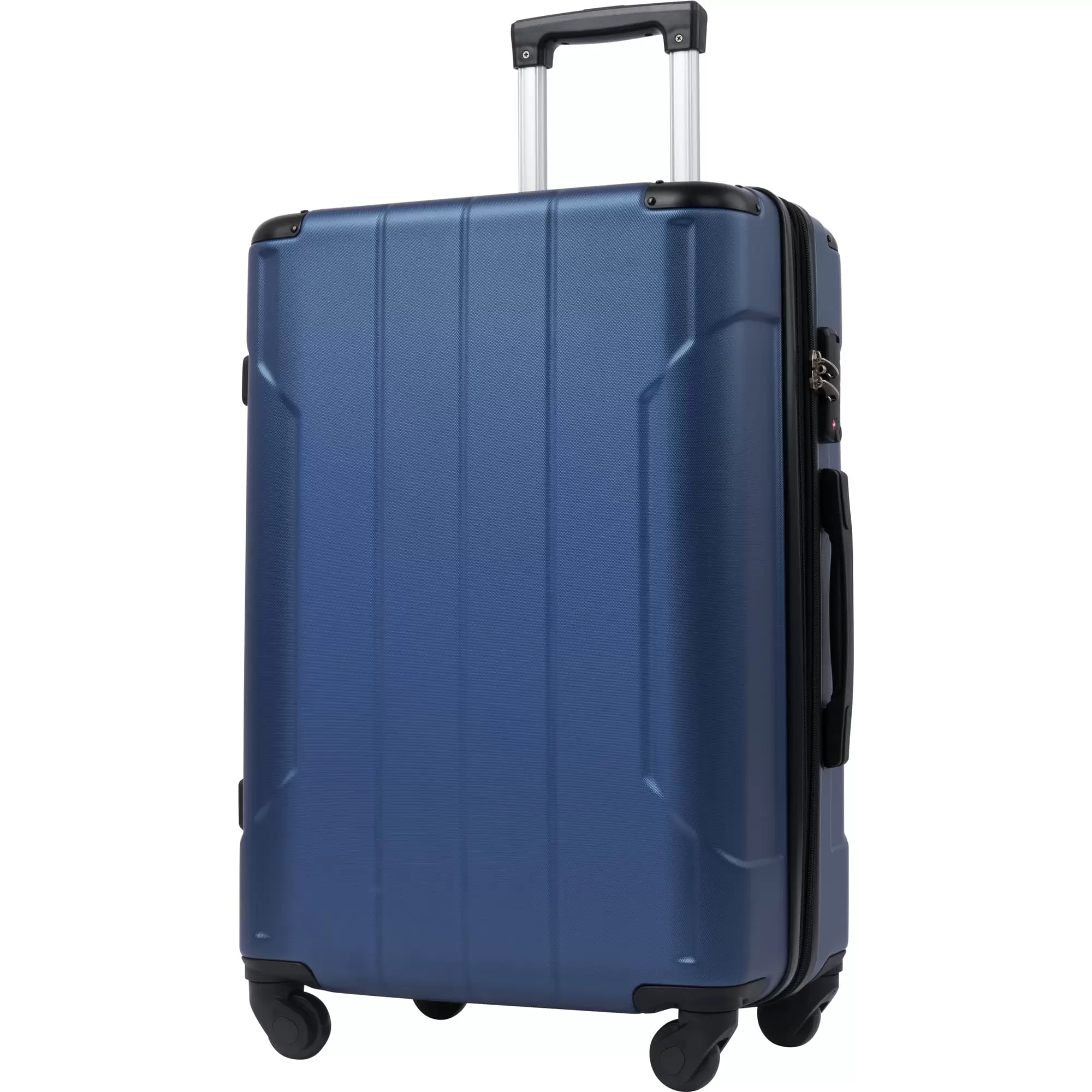 Carry on Suitcase. 24'' Lightweight Expandable Luggage Travel Hardshell Suitcase. Hardside Luggage with TSA Lock. Fashion Rolling Suitcase for Business Trip Back to School. Blue