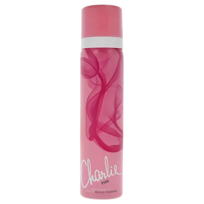 Charlie Pink by Revlon Body Spray 2.5 oz for Women