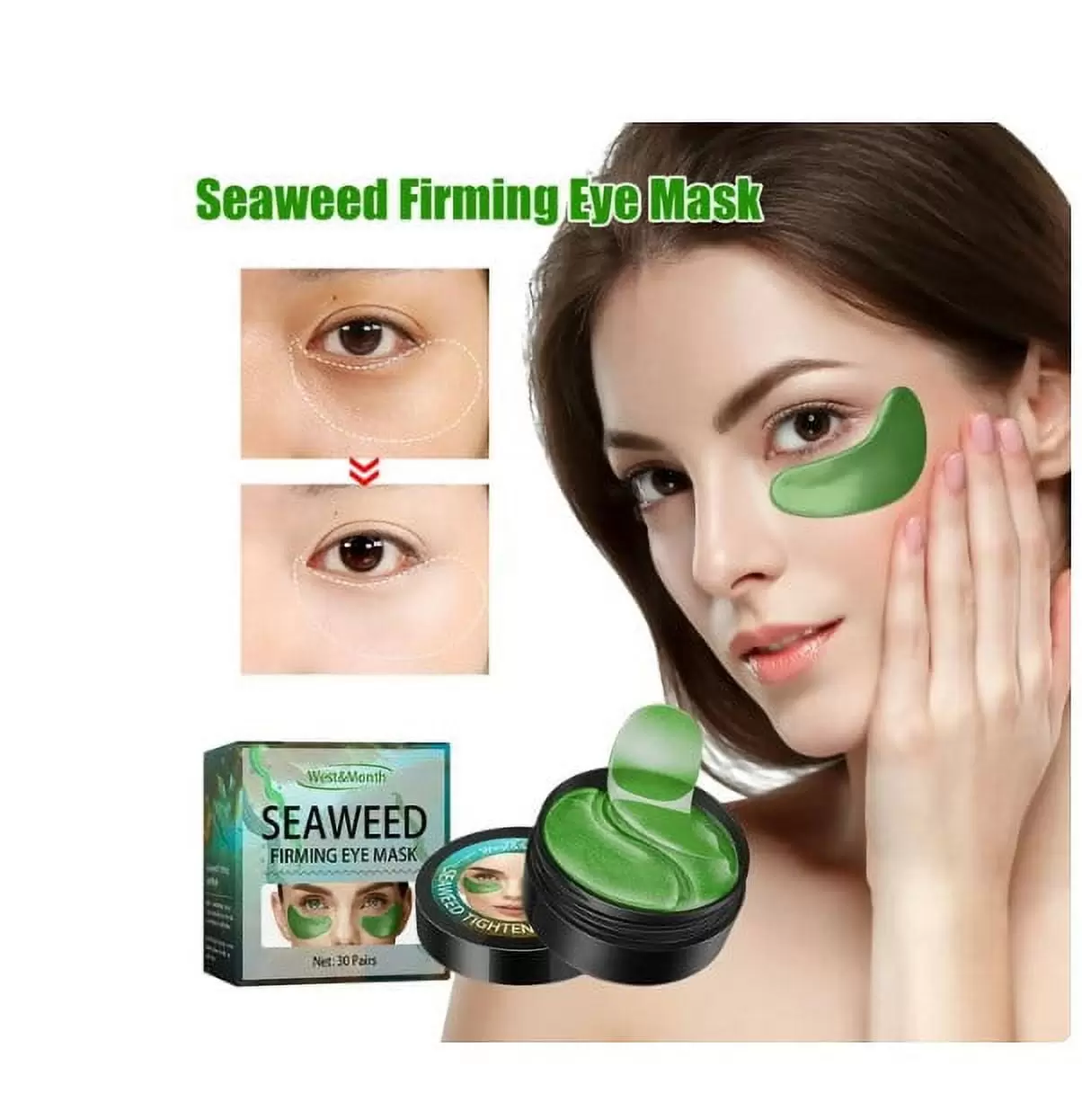 Cheers US 60Pcs/Box Under Eye Patches - Eye Mask- Puffy Eyes & Dark Circles Treatments.Reduce Under Eye Bags and Smooth Wrinkles.Eye Skin Care Pads With Collagen