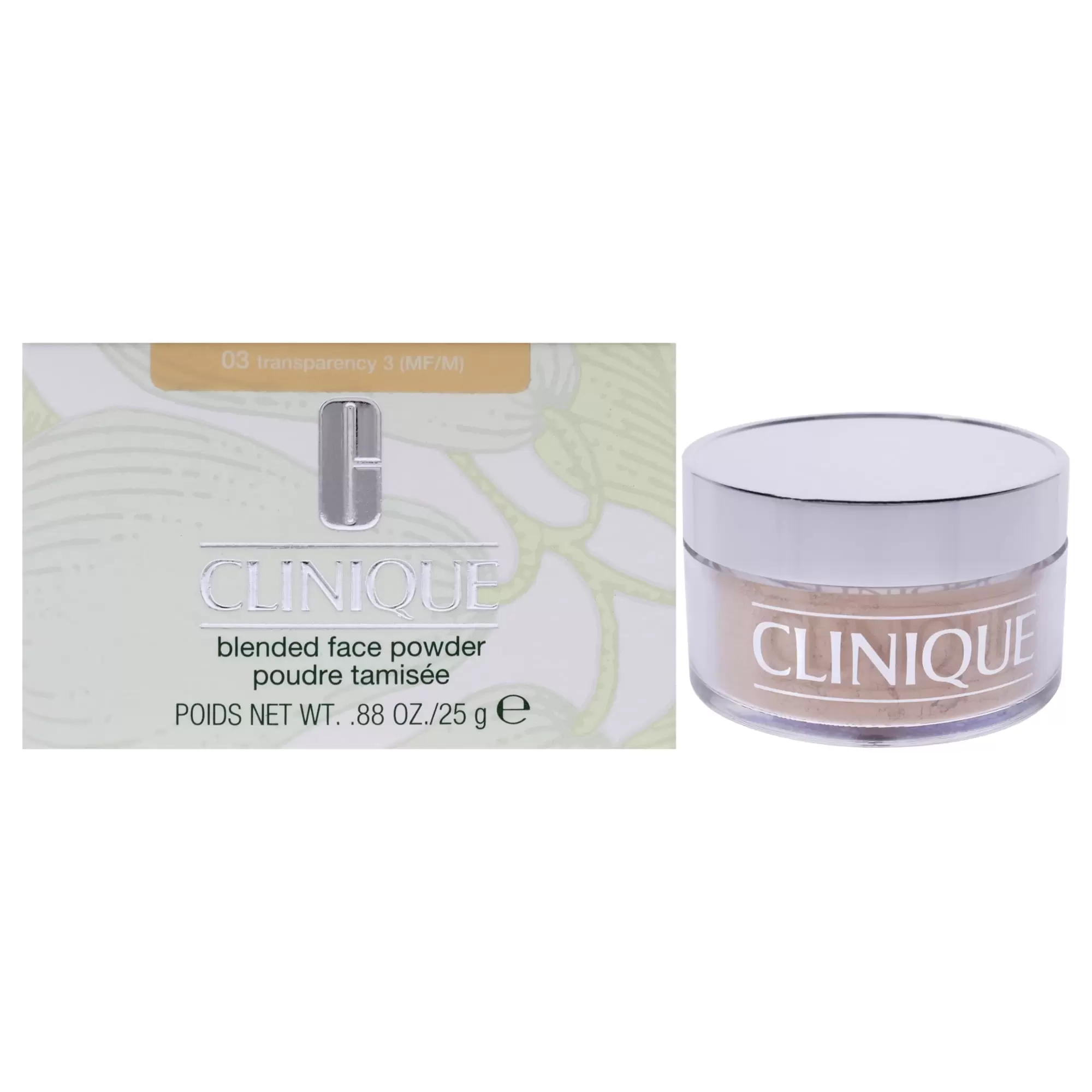 Clinique Blended Face Powder- 03 Transparency . 0.88 oz Powder