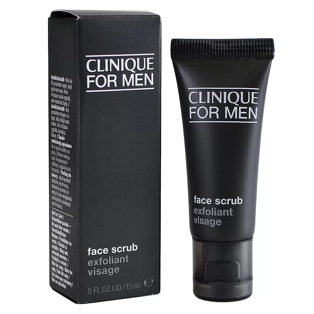 Clinique For Men Face Scrub Exfoliant. Travel Size 0.5oz/15ml