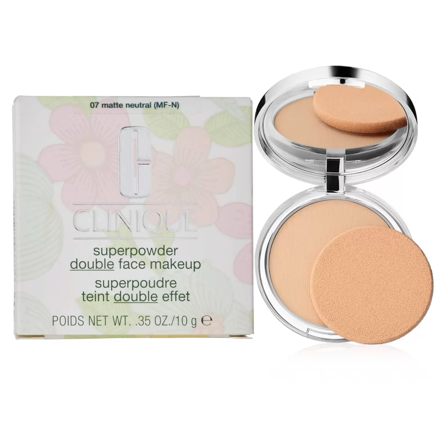 Clinique Superpowder Double Face Makeup 07 Matte Neutral 0.35 oz