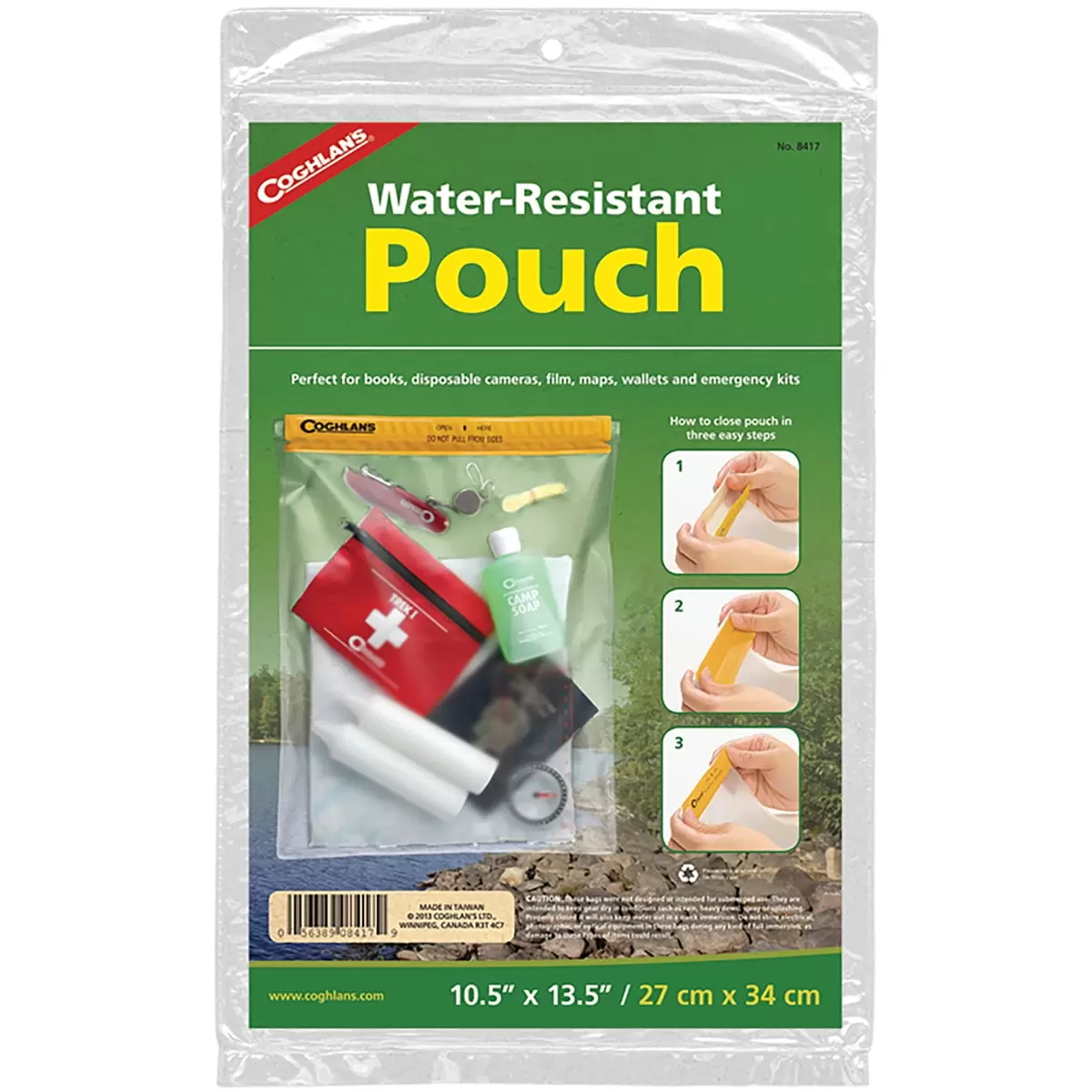 Coghlan'S Water-Resistant Pouch. 10.5 X 13.5