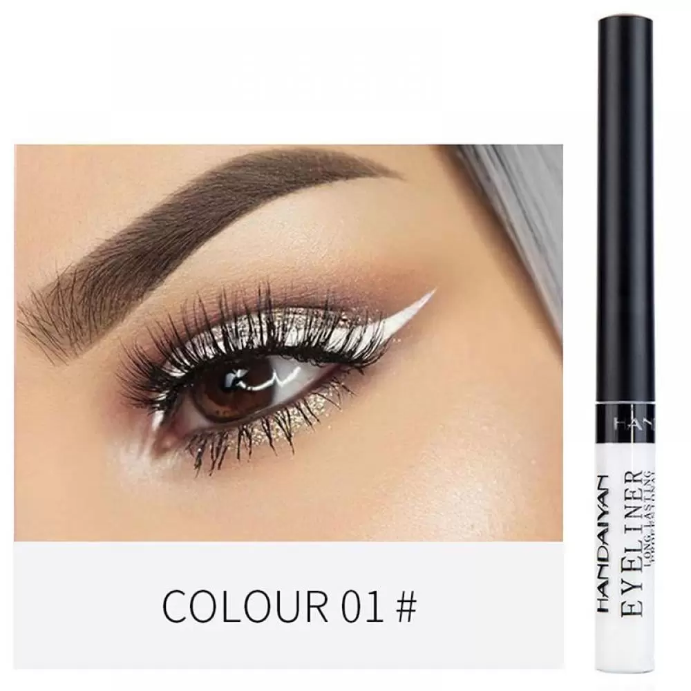 Colorful Eyeliner Set. Matte Liquid Eyeliner. Bright Color Eyeliners. Waterproof High Pigmented Neon Eye Liner Pen.White #1