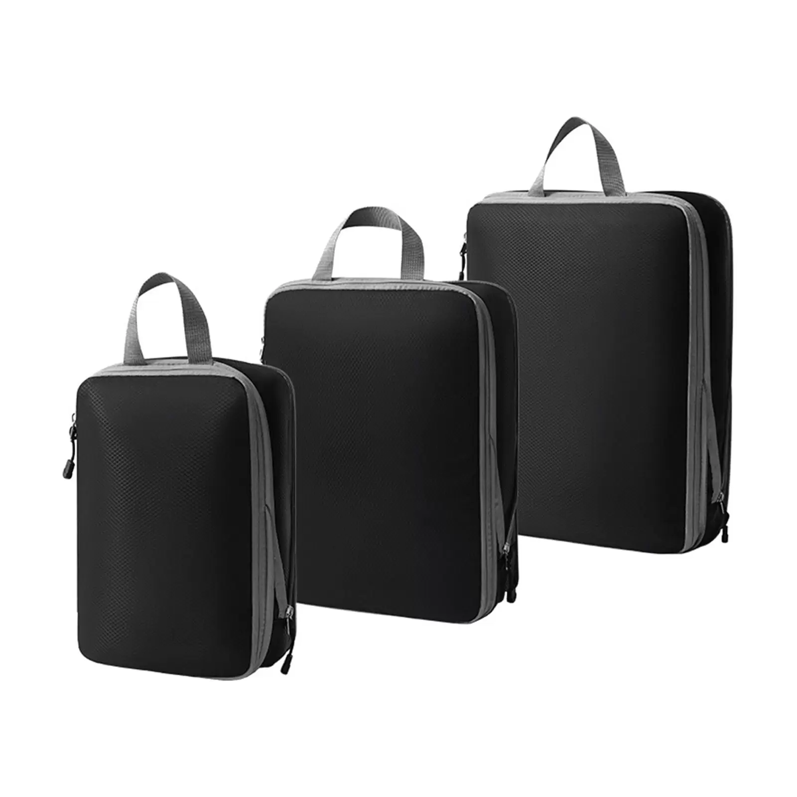 Compression Packing Cubes for Travel. Travel Bags Luggage Organizers Travel Compression Cubes for Suitcases Double Capacity Design for Travel