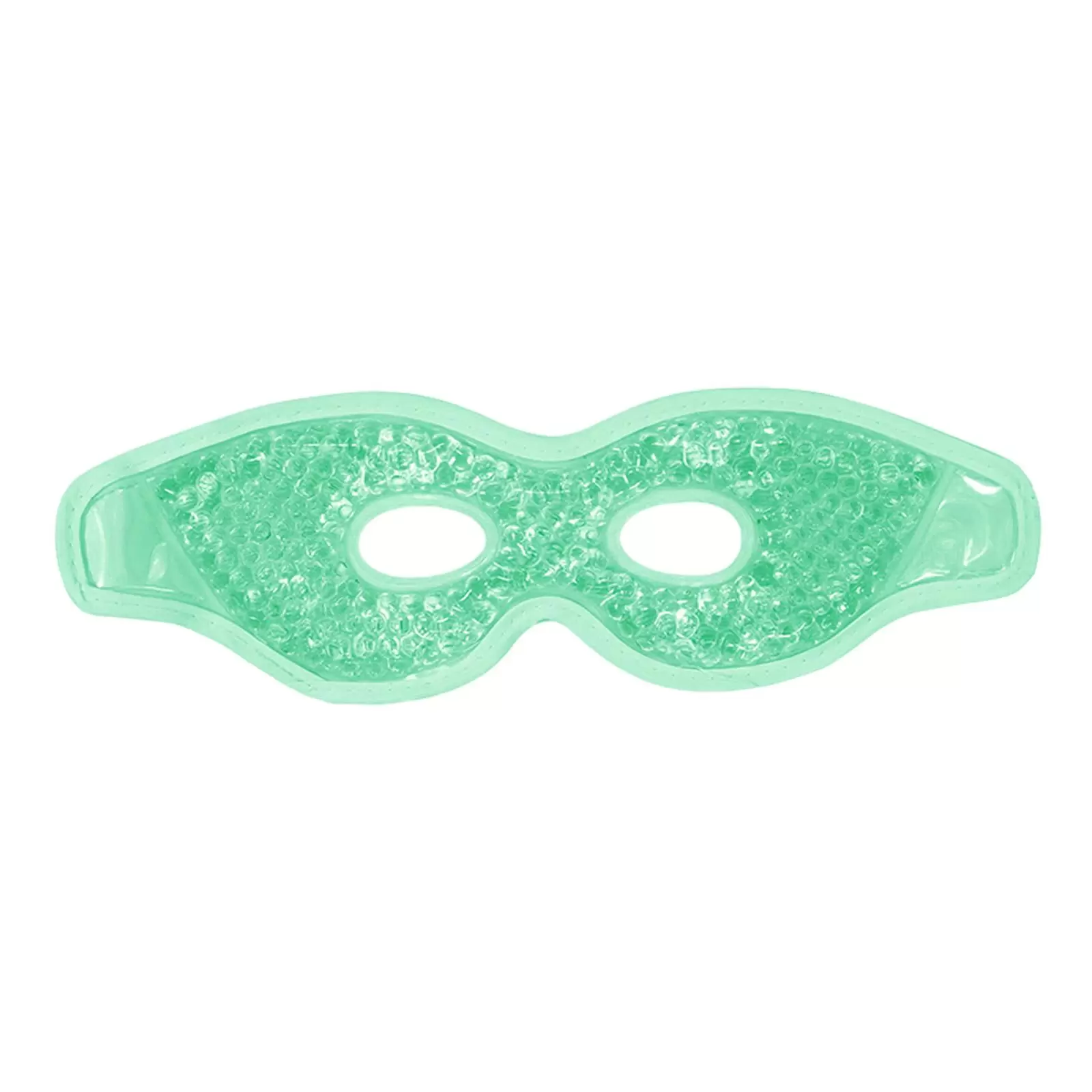 Cooling Gel Eye with Eye Holes .Eye Cooling Pads .Hot Cold Compress Eye . Reusable Gel for Sleeping .Relax .Women .Men green