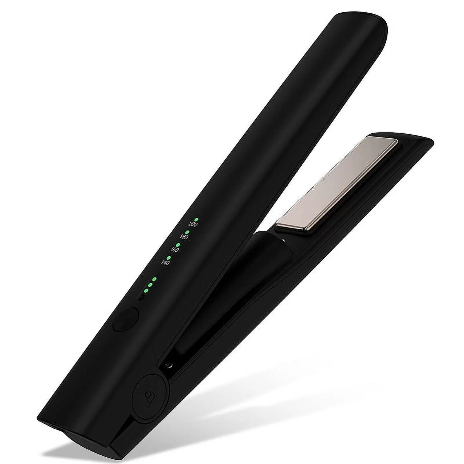 Cordless Hair Straightener. Fast Heating Portable Ceramic Plates Flat Iron Straightener and Curling Iron with 5000mAh USB-C Rechargeable Hair Straightener