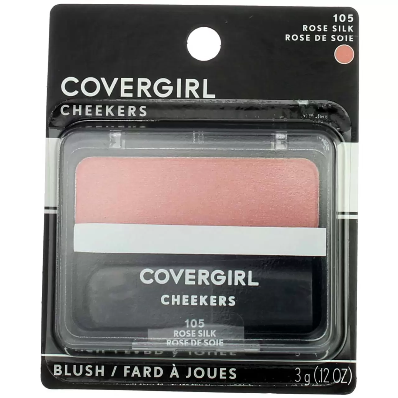 CoverGirl Cheekers Blush. Rose Silk [105]. 0.12 oz