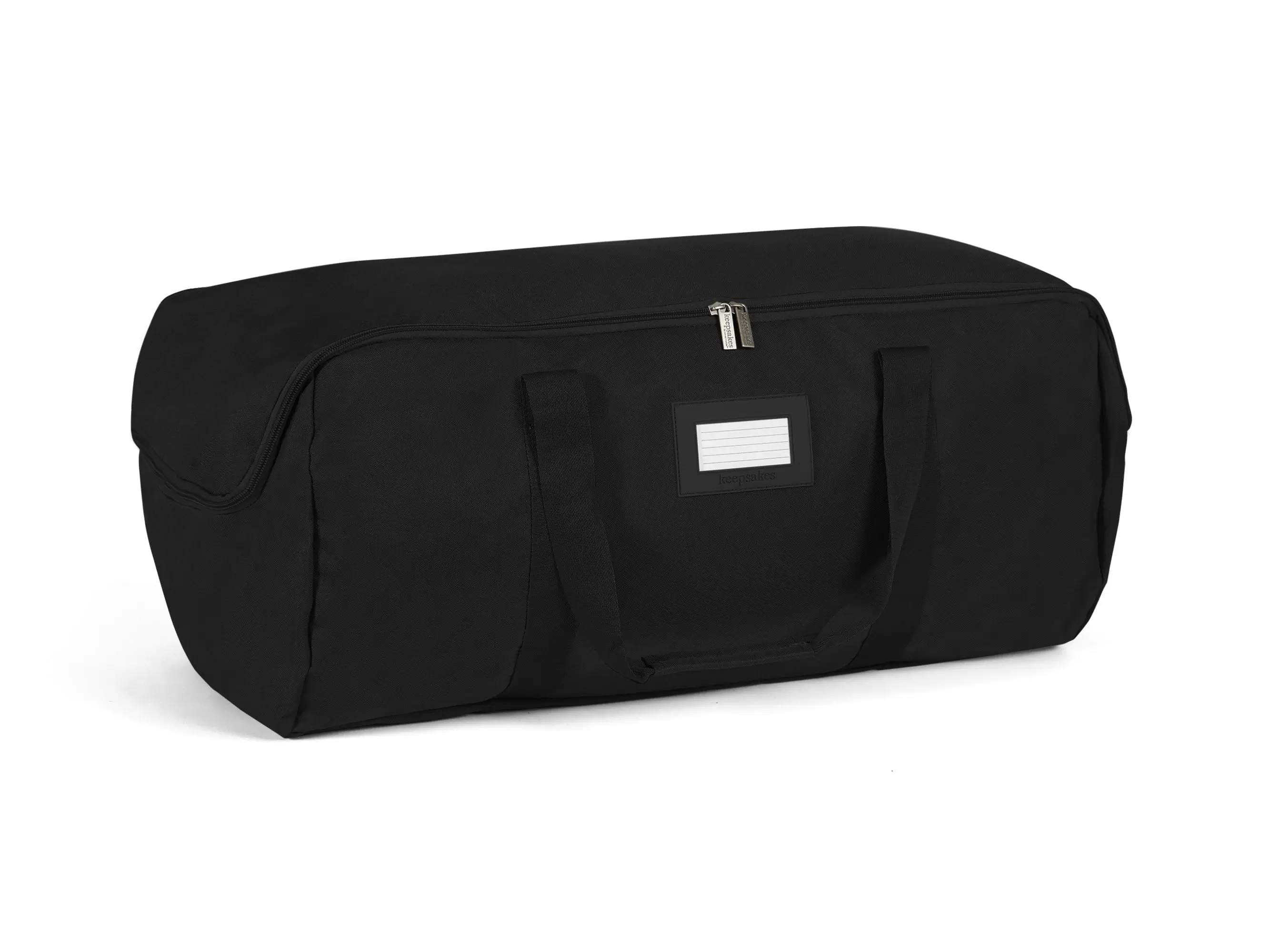 Covermates Keepsakes - Storage Duffel Bag - Heavy Duty Polyester - Reinforced Handles - Closet Storage. Black