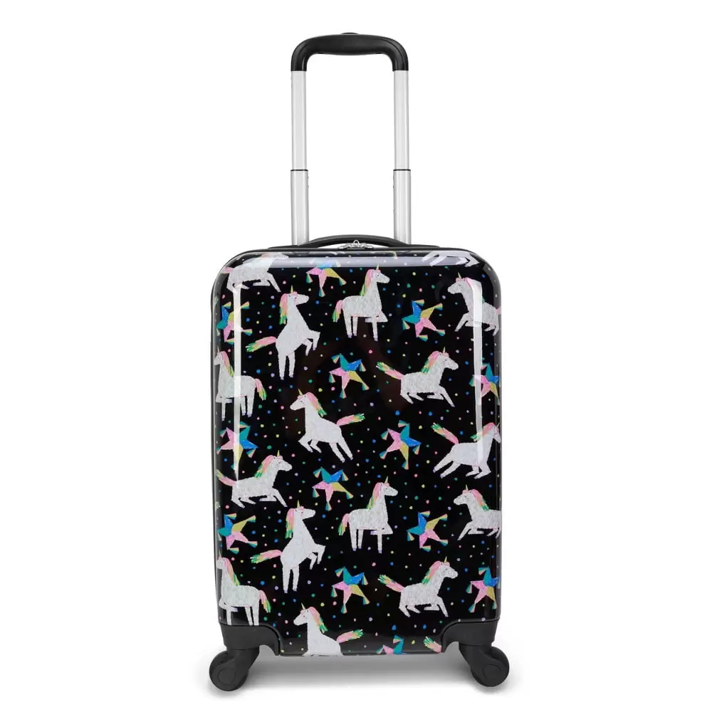 Crckt Kids' Hardside Carry On Spinner Suitcase - Pinata Unicorn