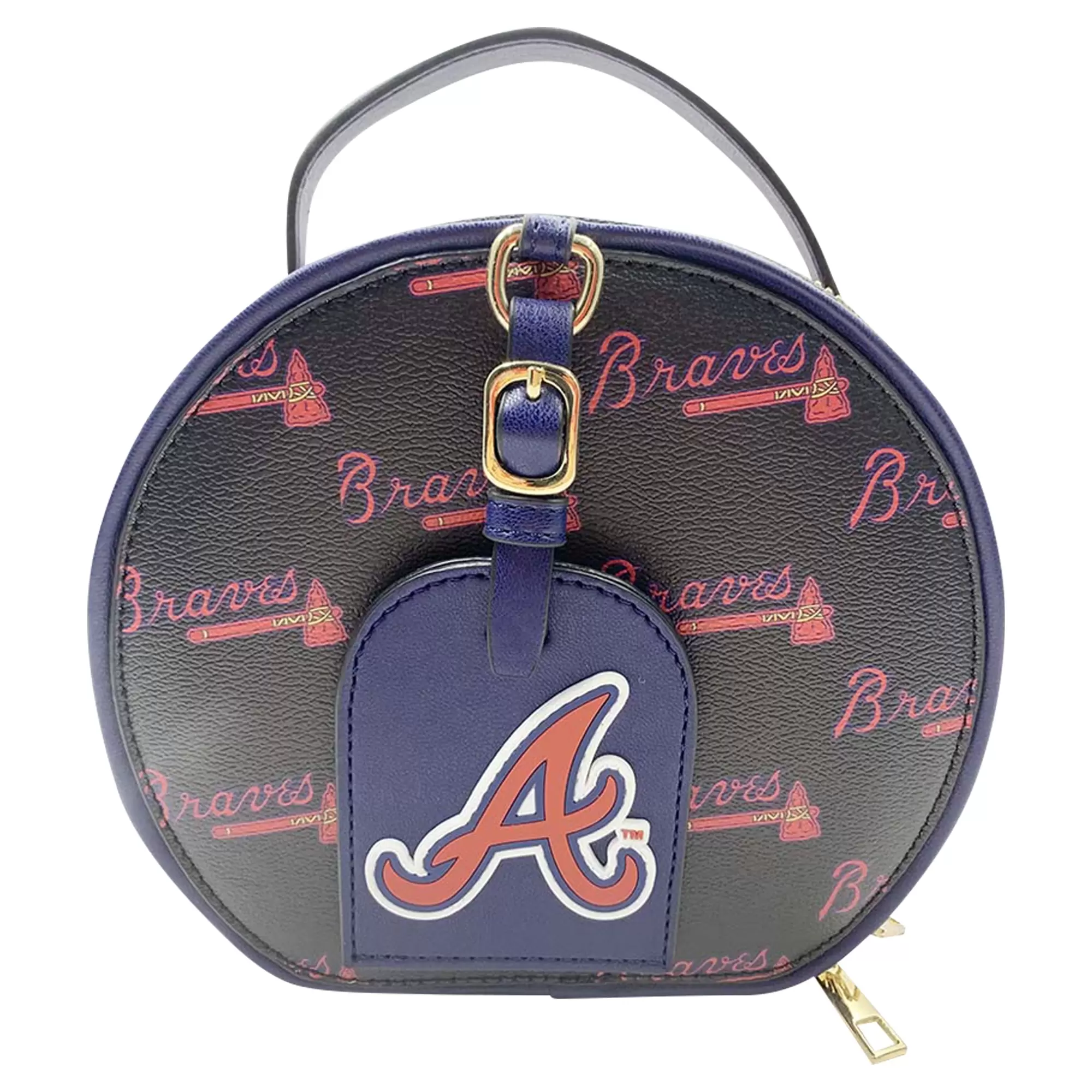 Cuce Atlanta Braves Repeat Logo Round Bag