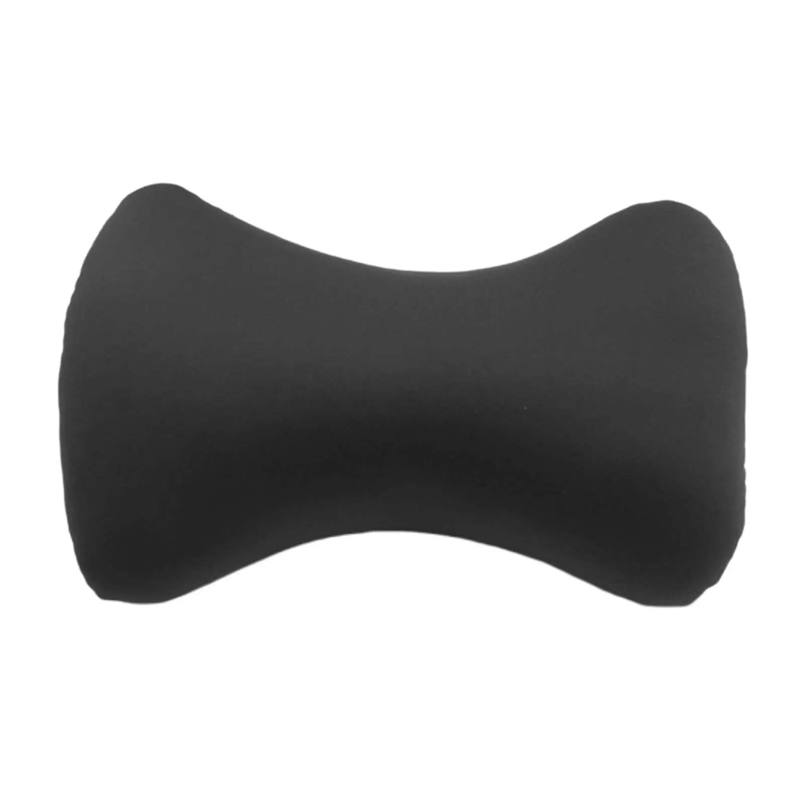 Cylindrical Pillow Comfortable Bone Type Pillow Microbead Bolster Bed Pillow Tube for Head. Neck. Back Support(38x20cm / 14.96x7.87inch Black)