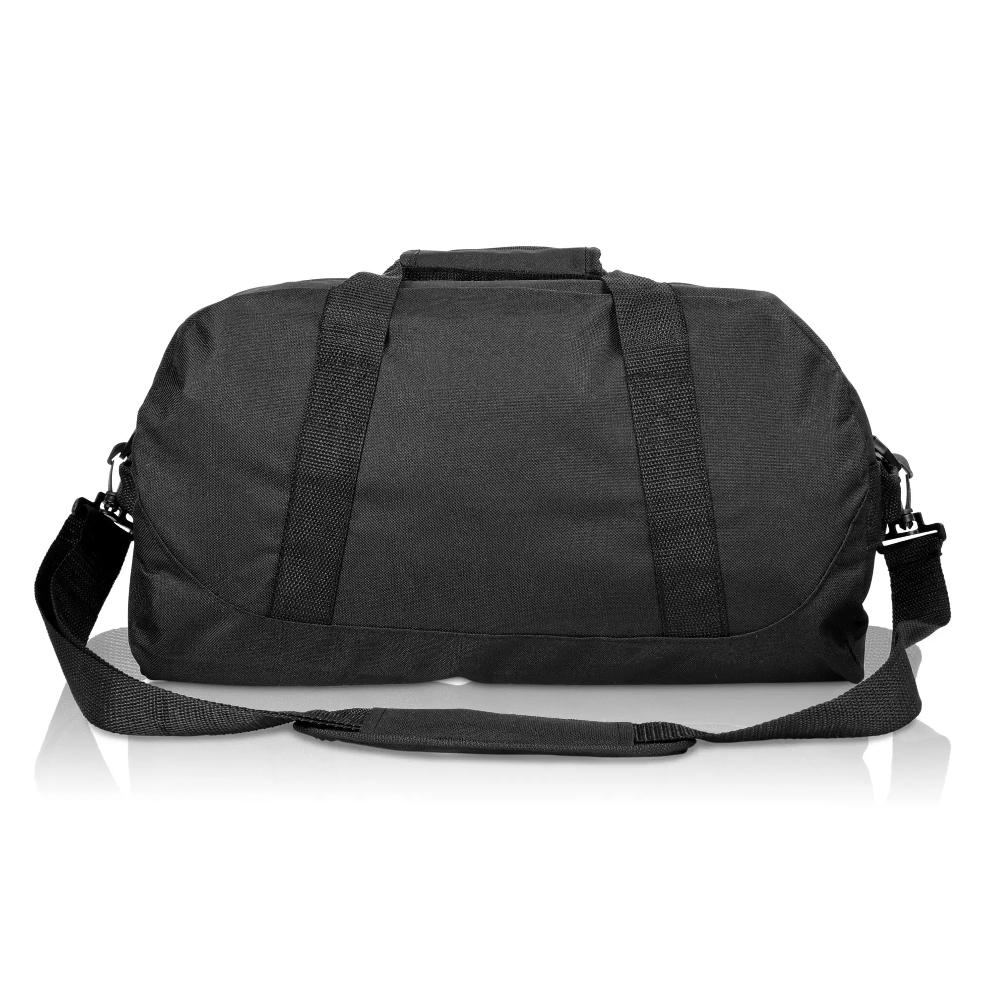 DALIX 18 Duffle Bag Two-Tone Sports Travel Gym Luggage Bag in Black