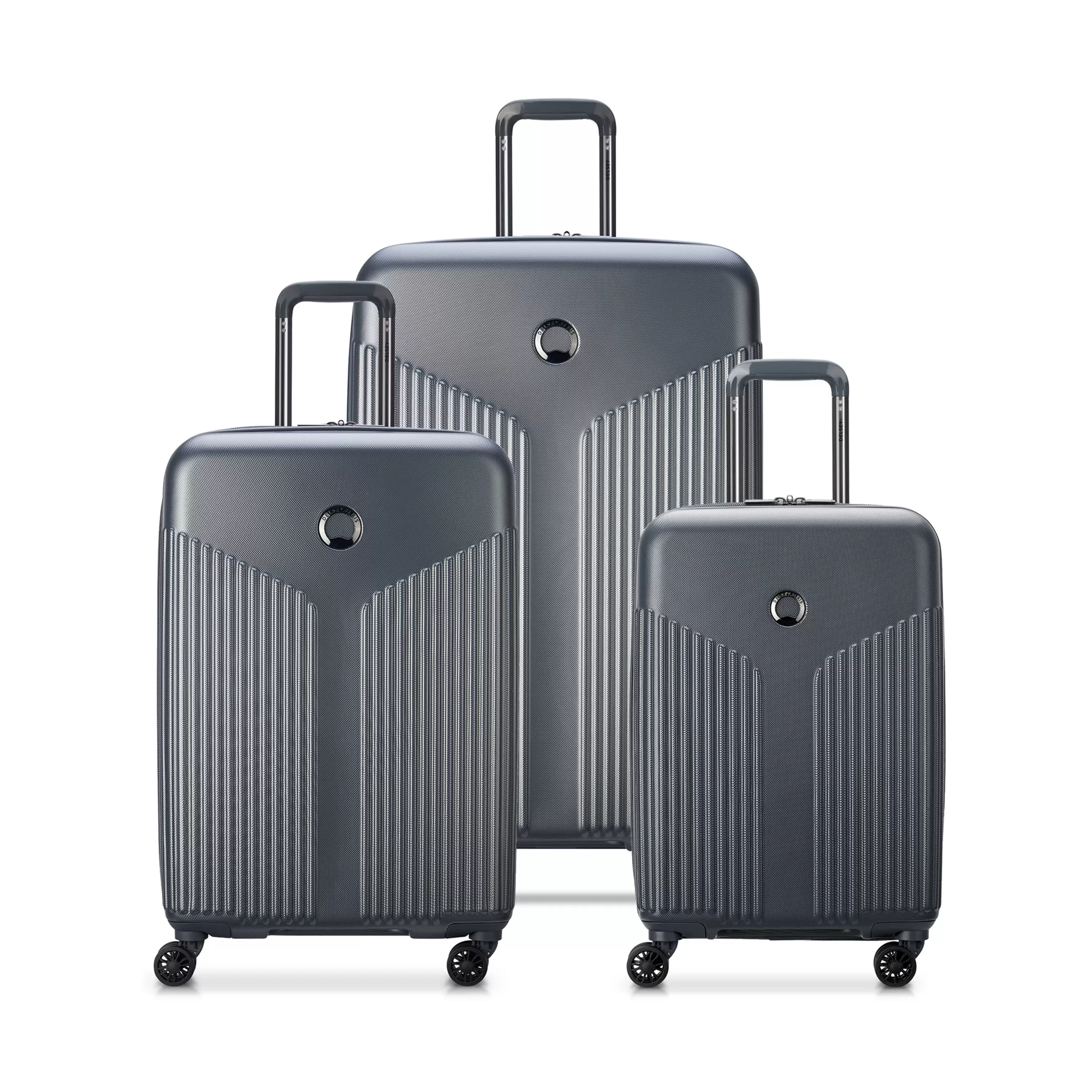 DELSEY PARIS Comete 3.0 Hardside Spinner Luggage - 3 Piece Set. Graphite