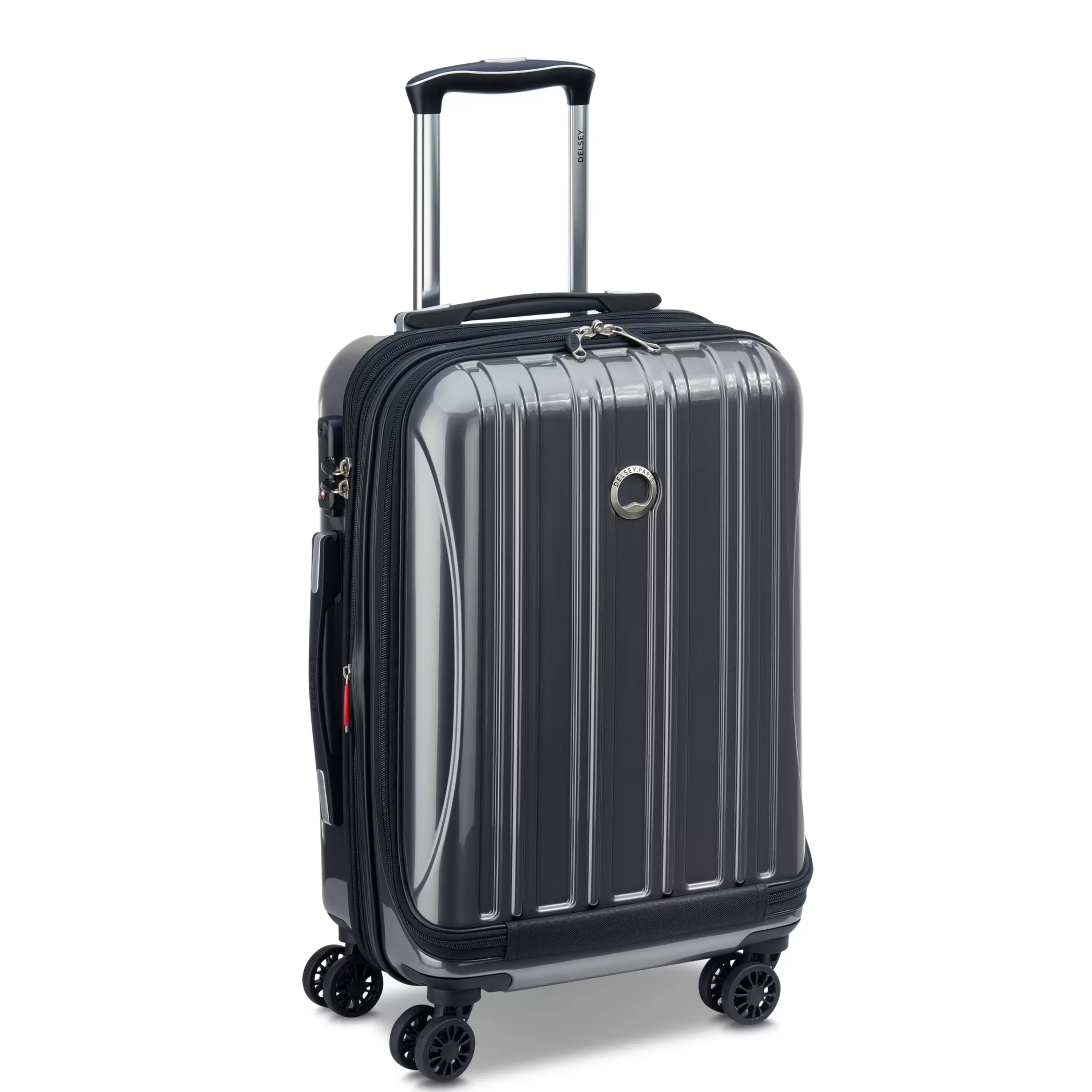 DELSEY PARIS Helium Aero 19 Hardside Spinner Carry-On Luggage. Steel Grey