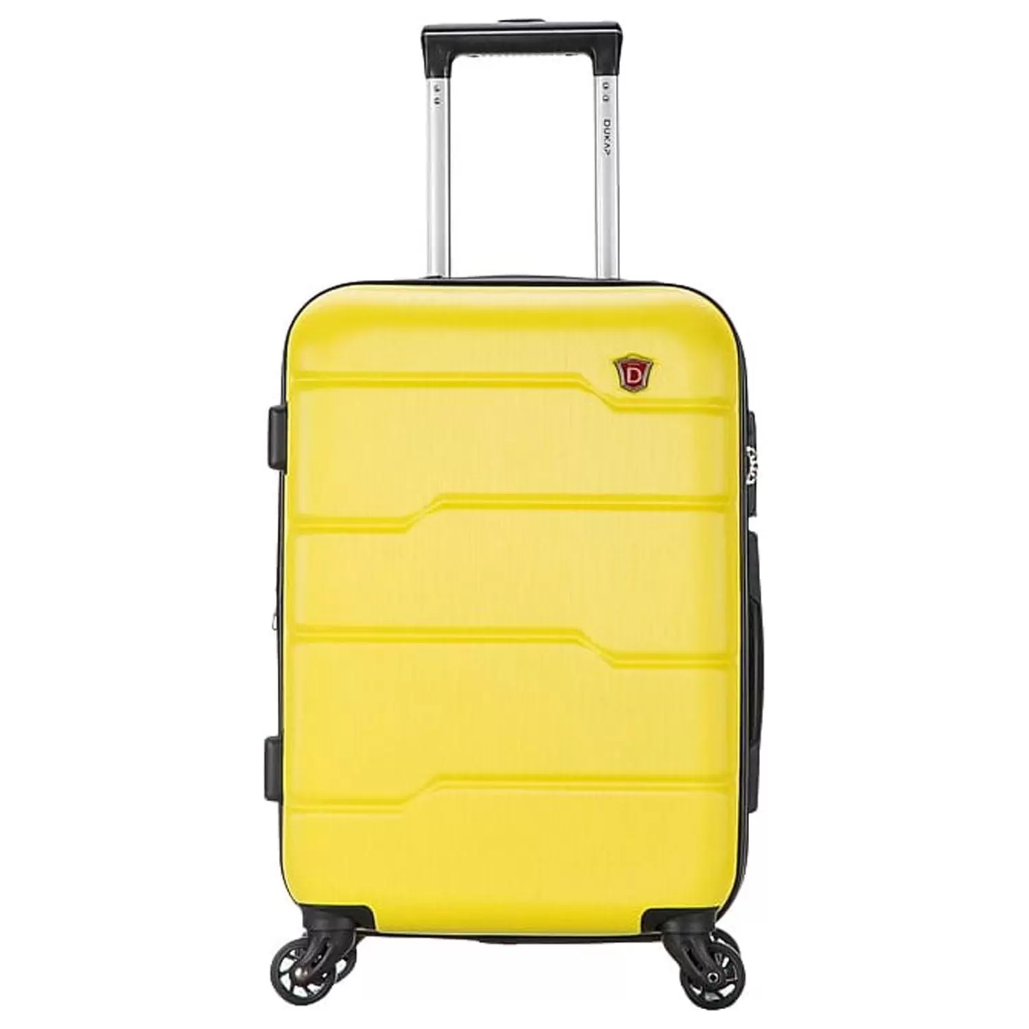 DUKAP RODEZ Plastic 4-Wheel Spinner Luggage Yellow (DKROD00S-YEL)