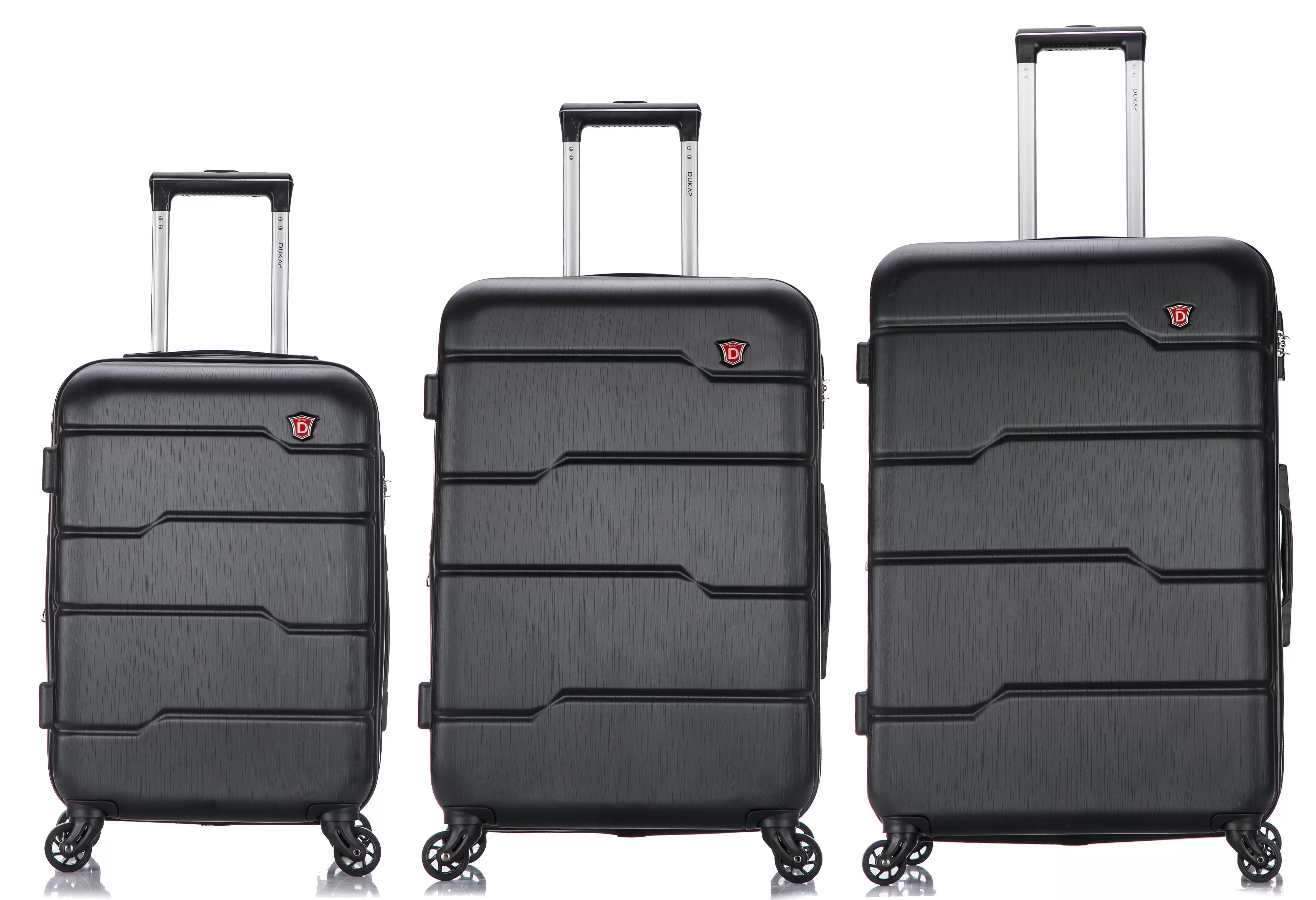 DUKAP Rodez 3-Piece 20/24/28 Lightweight Hardside Set Luggage