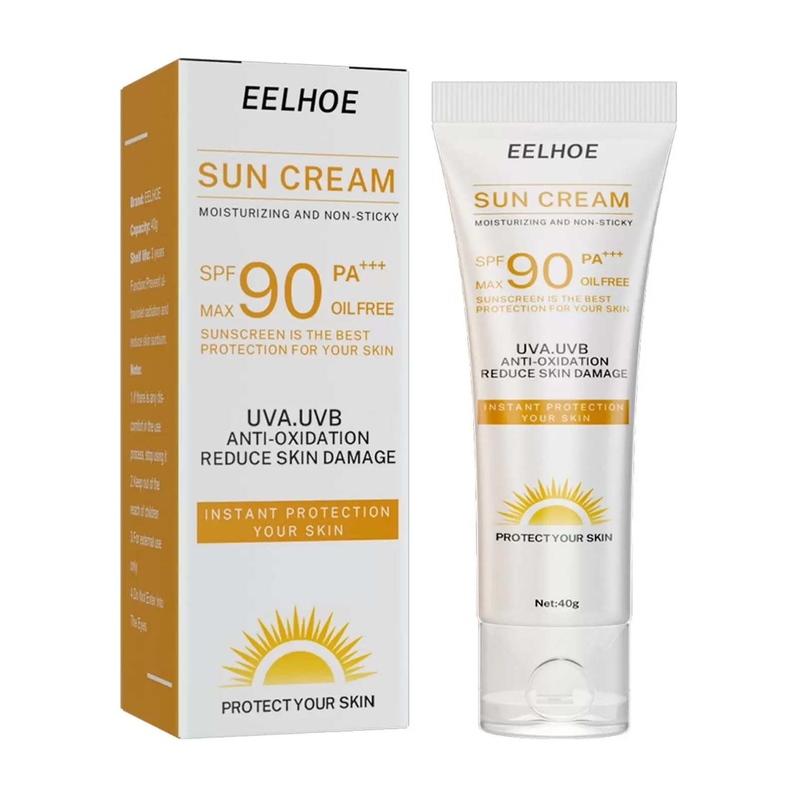 Daily Moisturizer with SPF Tinted Face Sunscreen with Hyaluronic Acid. Broad Spectrum SPF 40 Face Sunscreen. Non greasy