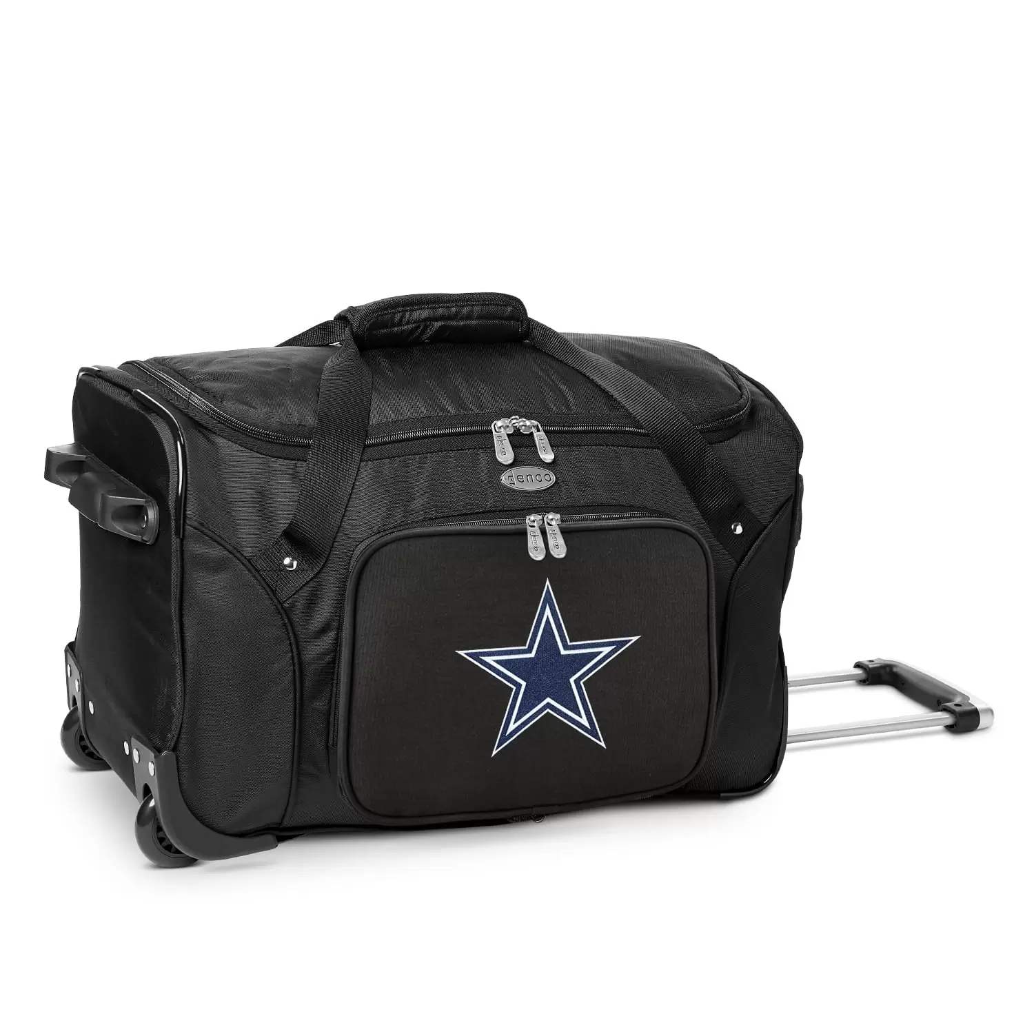 Dallas Cowboys 22 2-Wheeled Duffel Bag - Black - No Size