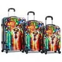 Dejuno Parisian Nights Hardside 3-PC Spinner Luggage Set