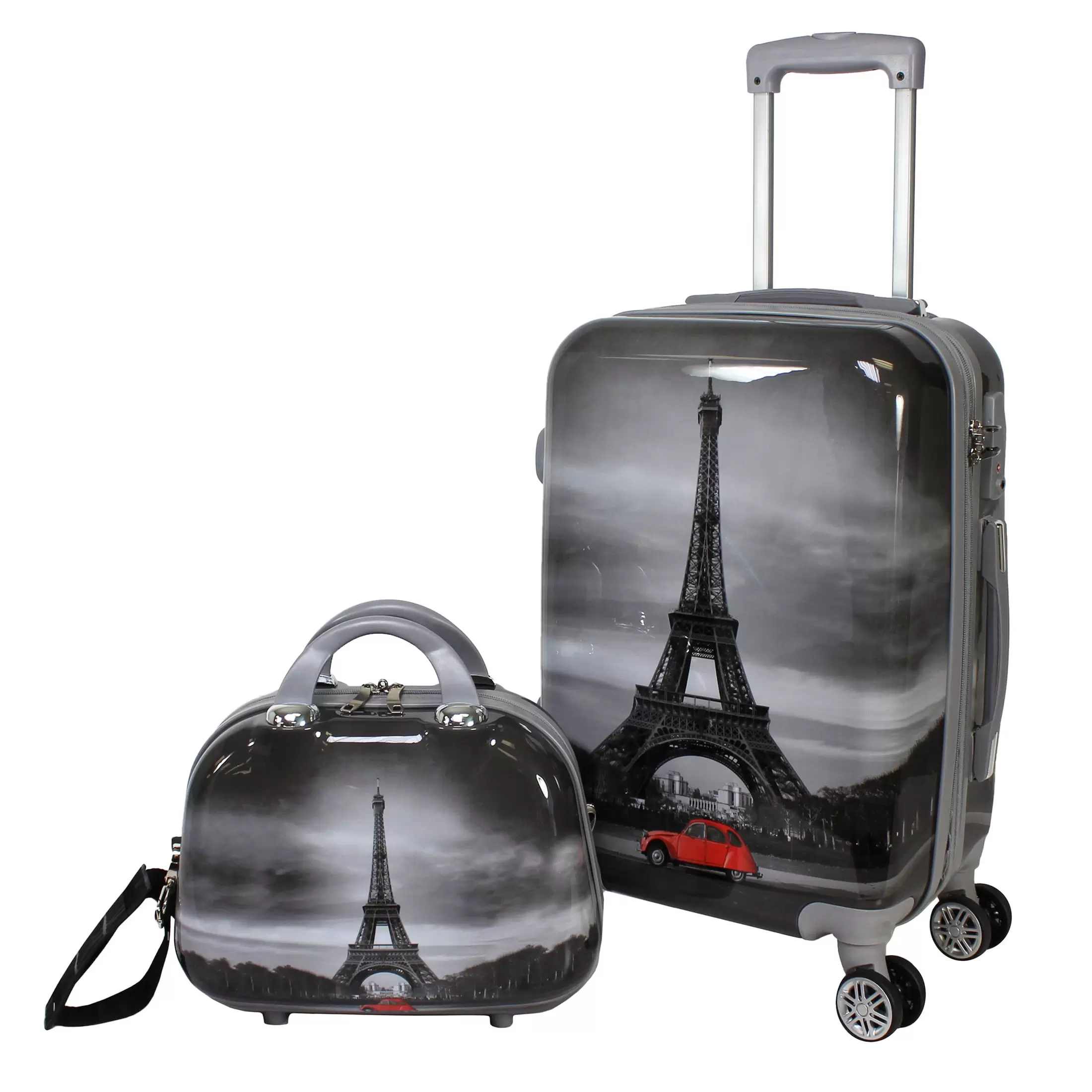 Destination 2 Piece Carry-on Hardside Spinner Luggage Set