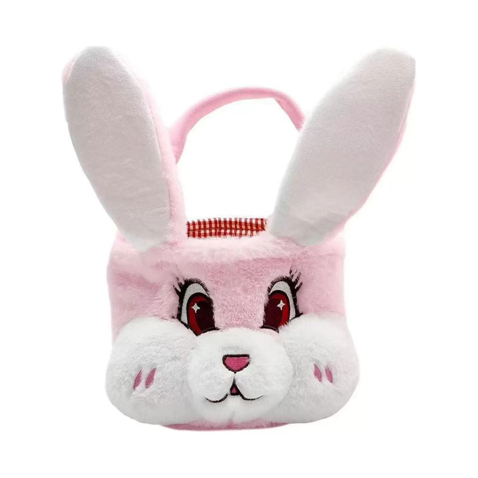 Deyared Draining Basket Easter Basket Rabbit Plush Basket Cute Rabbit Carrying Bag Children's Rabbit Basket Holiday Carrying Basket Outdoor Play Portable Decorative Rabbit Basket