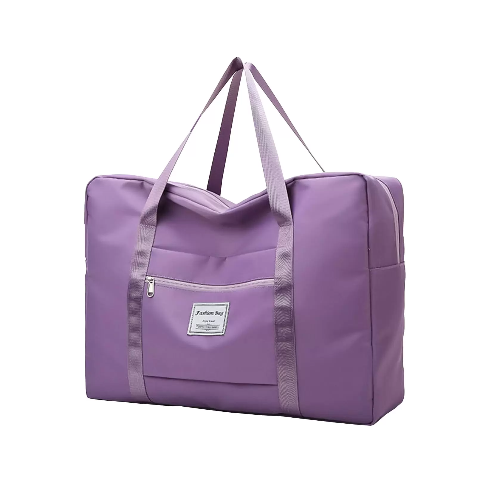 Dezsed Travel Bag Clearance Foldable Travel Duffel Bag Tote Carry On Luggage Sport Duffle Week-Ender Overnight for Women and Girls Purple