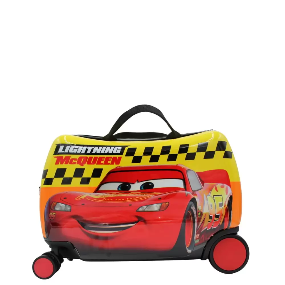 Disney Cars Let's Boys Ride On Luggage Red