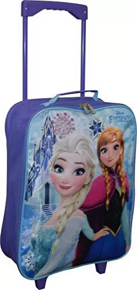 Disney Frozen Girl's 15 Collapsible Wheeled Pilot Case - Rolling Luggage