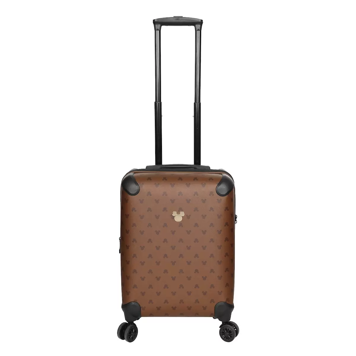 Disney Mickey Mouse Ears 22 Brown Rolling Luggage