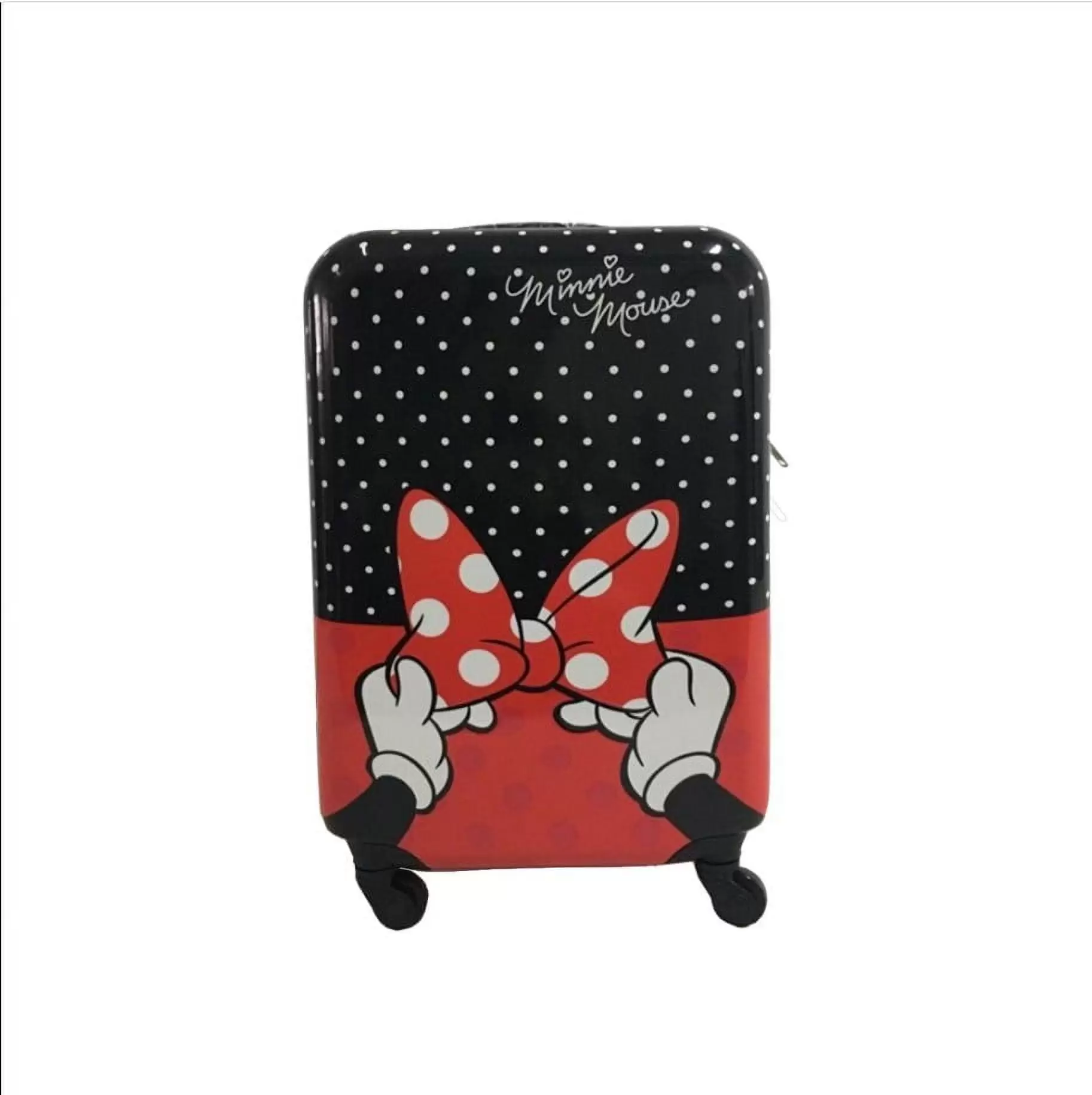 Disney Minnie Mouse Bow 28 Check in Hardside ABS 360 Spinner Luggage