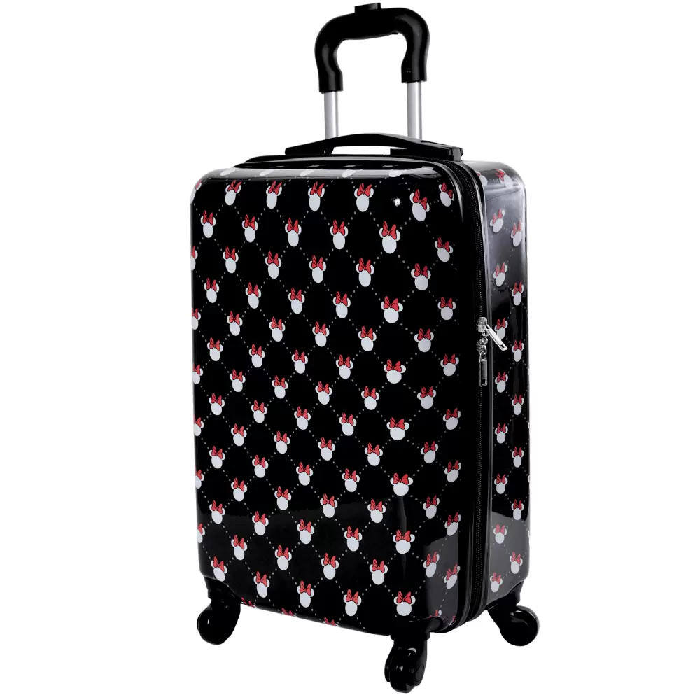 Disney Minnie Mouse Kids Suitcase for Girls with Spinner Wheels 20 Inch