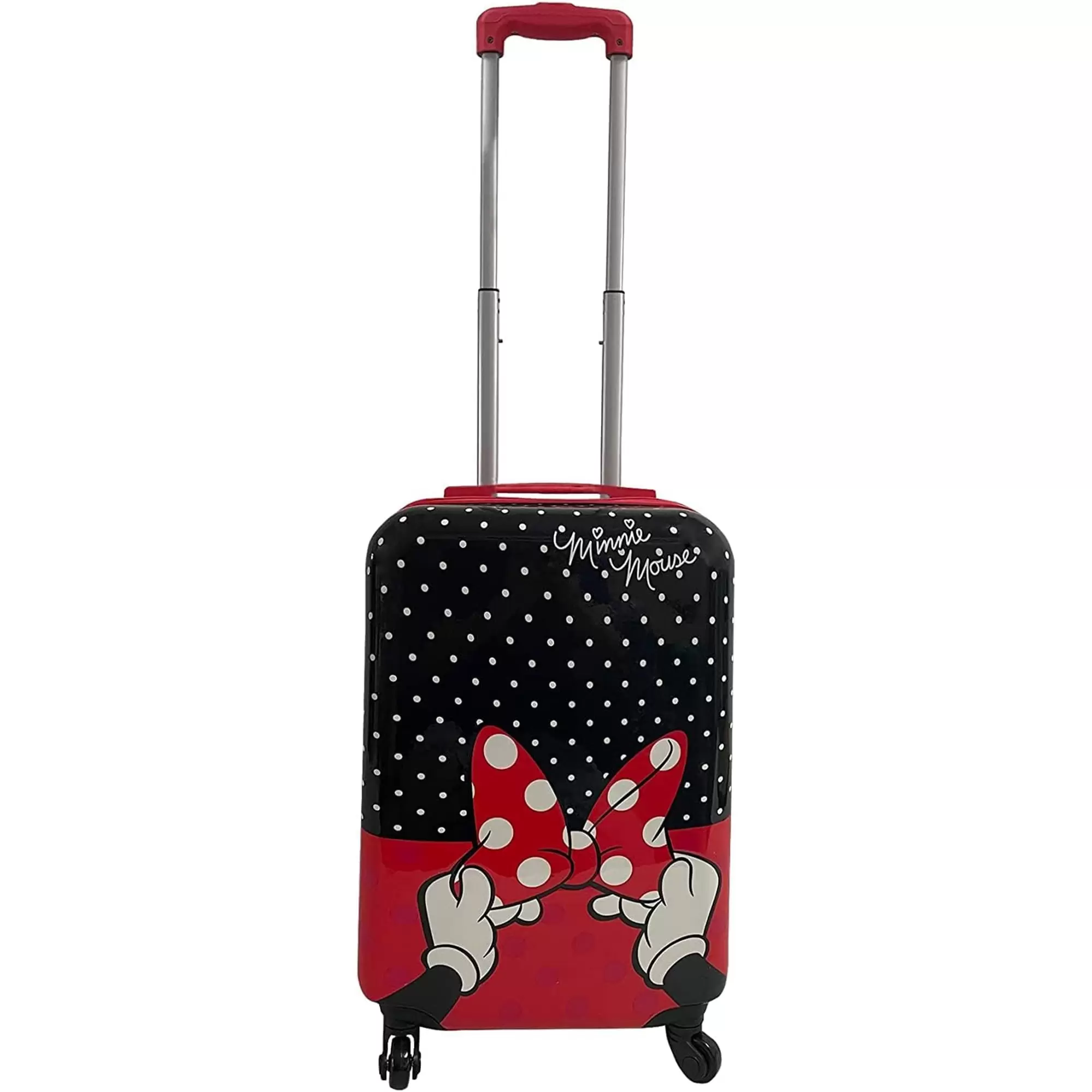 Disney Minnie Mouse Polka Dot Hardside 20 ABS 360 Spinner Luggage