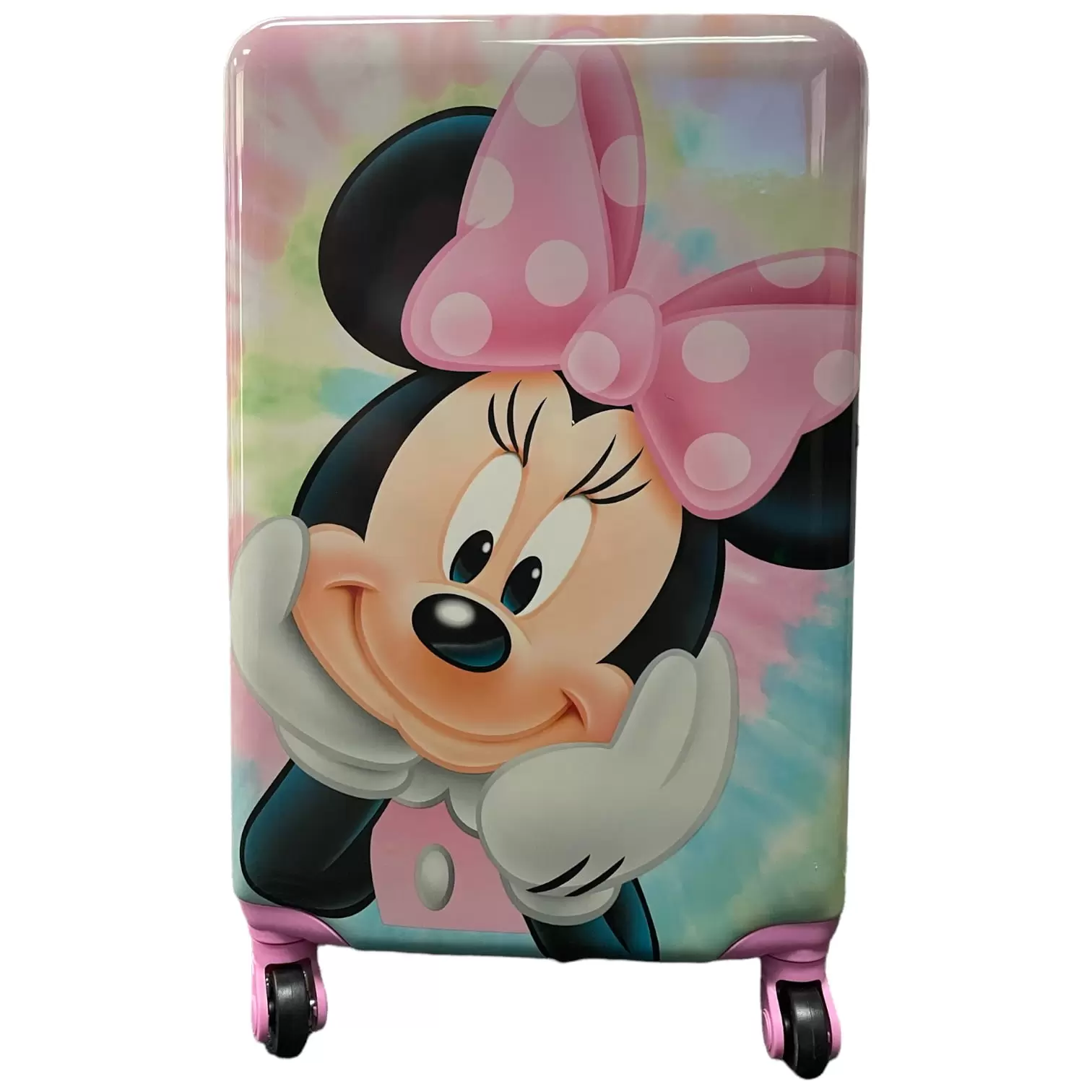 Disney Minnie Mouse TIE DYE Kids 21 Hardside Spinner Luggage