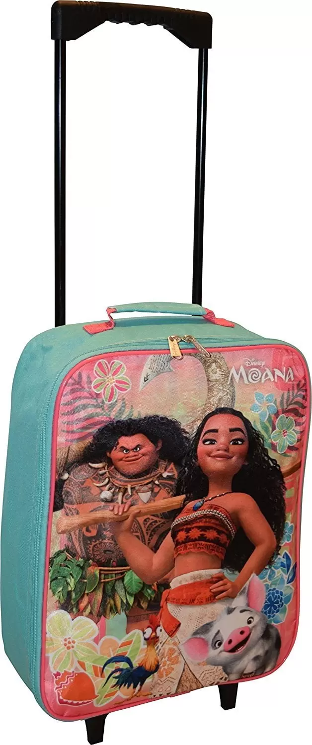 Disney Moana 15 Collapsible Wheeled Pilot Case - Rolling Luggage