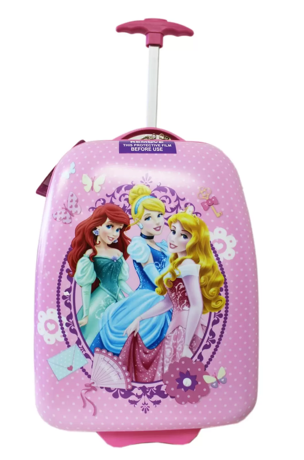 Disney Princesses Pink Pilot Case Kid's Travel Luggage