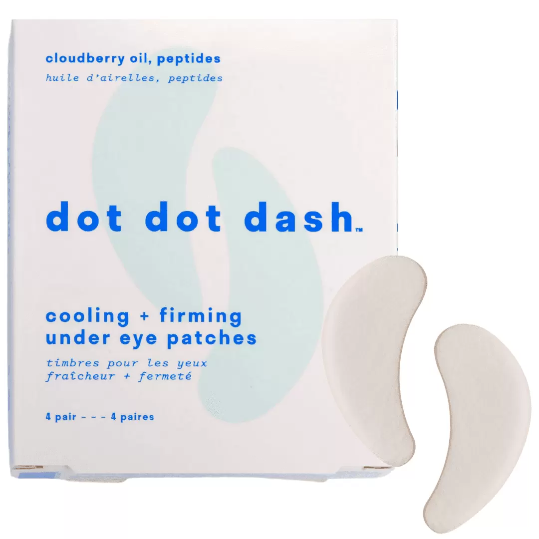 Dot Dot Dash Cooling + Firming Under Eye Patches with Peptides and Cloudberry Oil (4 Pairs)