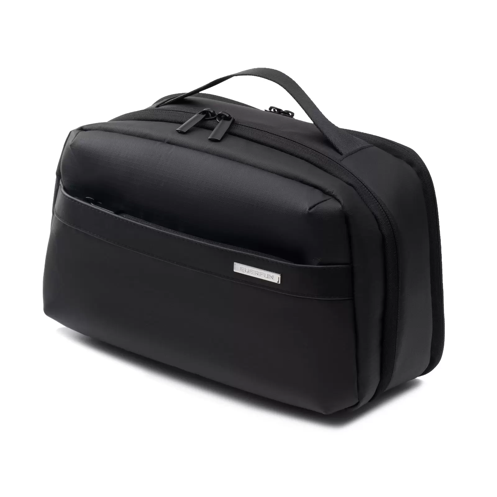 EVERFUN Men's Travel Toiletry Bag. Water Resistant Travel Makeup Bag. EF8021 Black