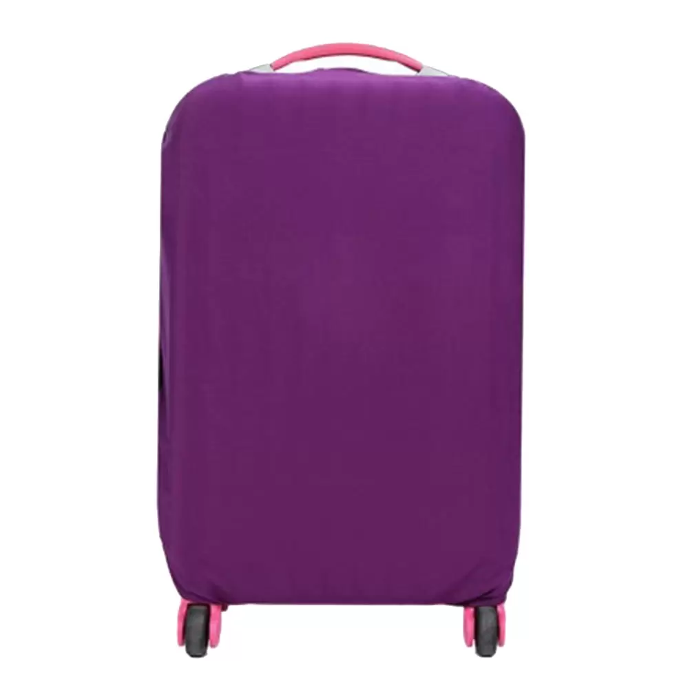 Elastic Travel Luggage Cover Suitcase Trolley Case Protective Bag Dustproof Protector for 26-30 Inches (Purple)