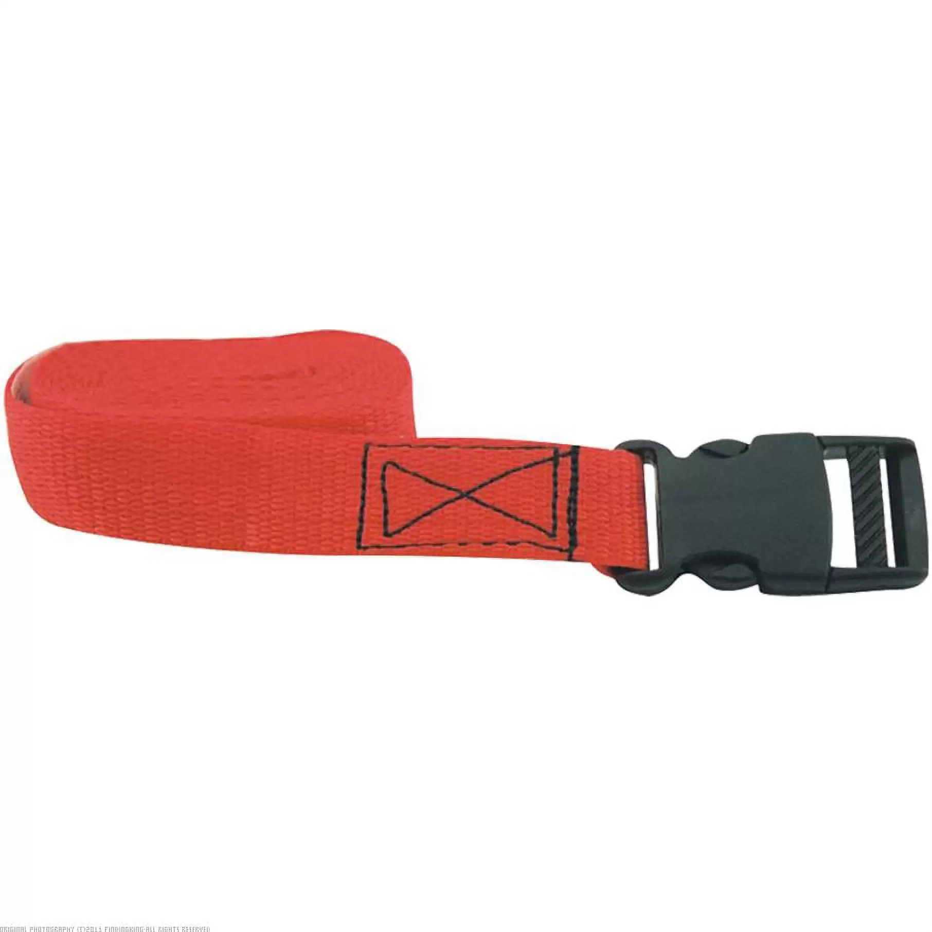 Erickson Manufacturing 1 x 6' Luggage Strap with Side Release Buckle Red 08400